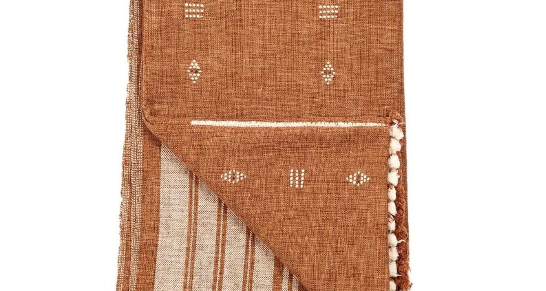 Reyti Organic Cotton Throw by Studio Variously