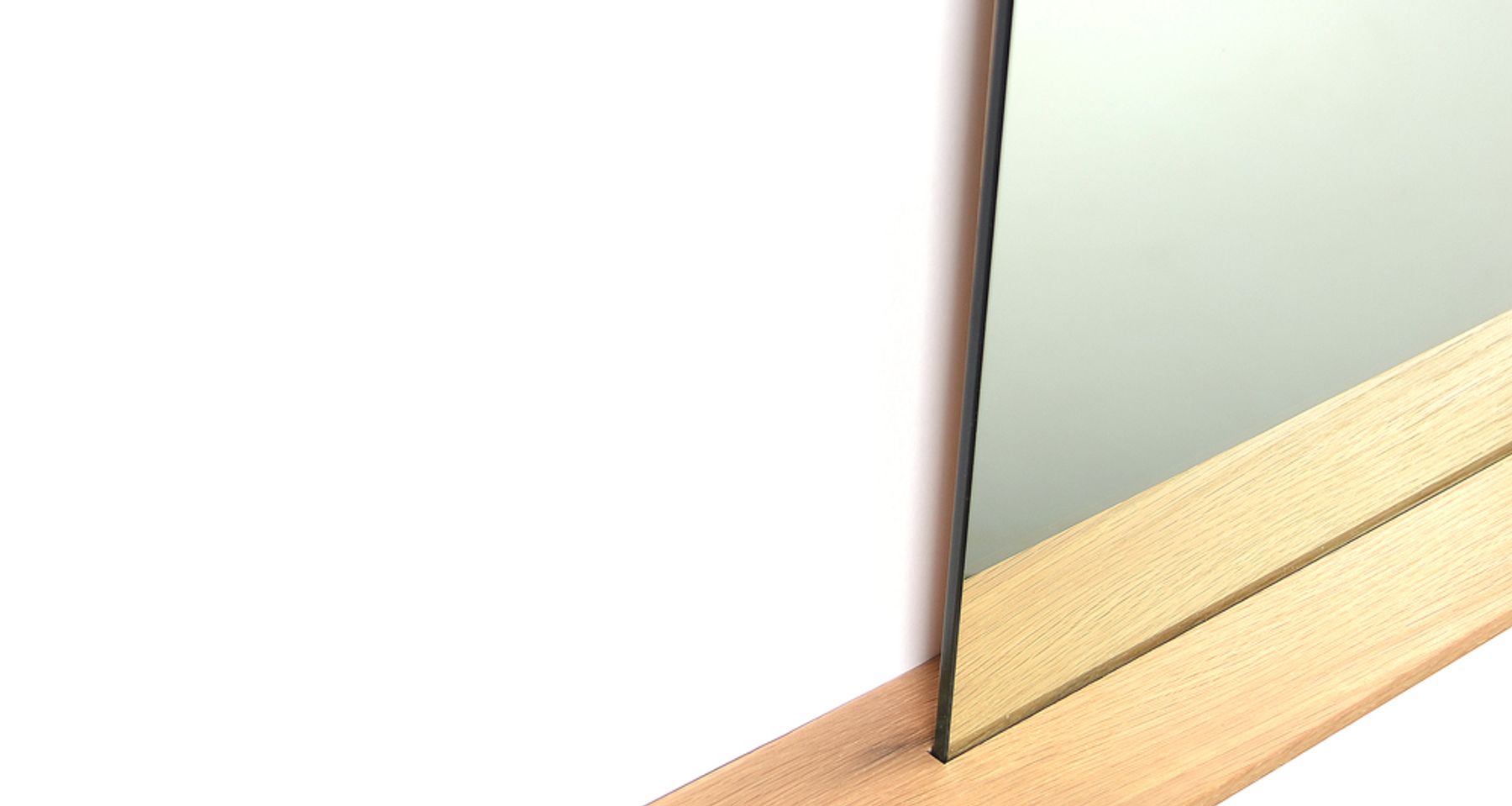 Portrait Mirror - White Oak by Trey Jones Studio