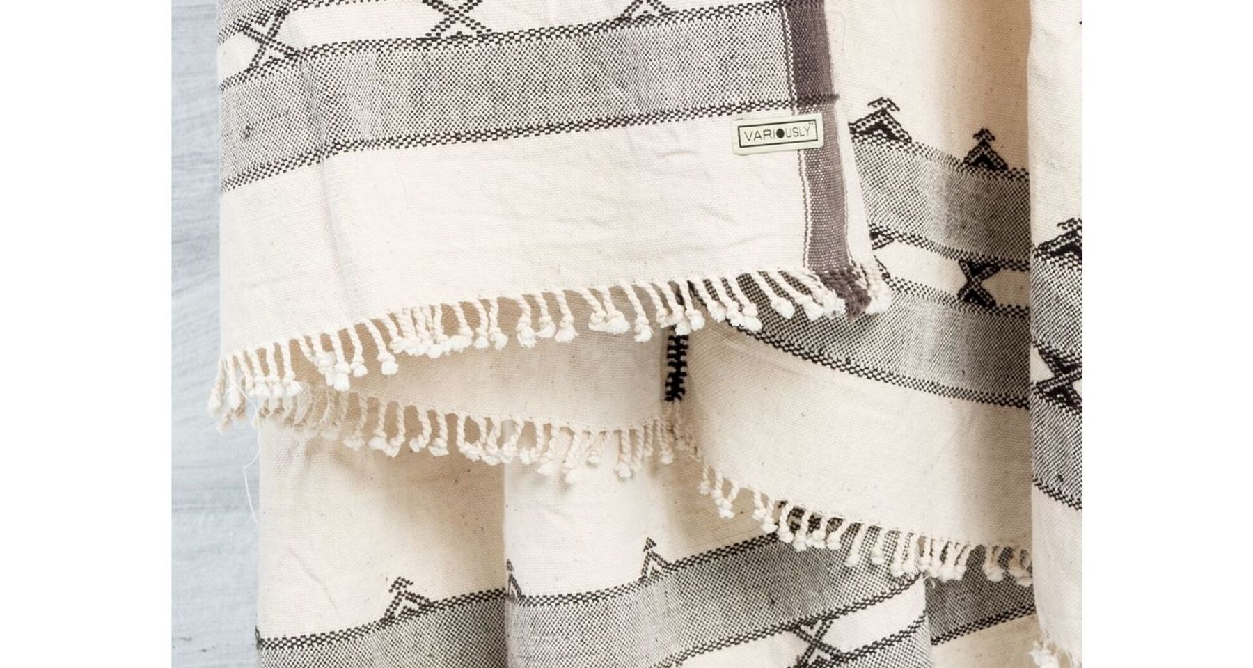 Amro Organic Cotton Throw by Studio Variously