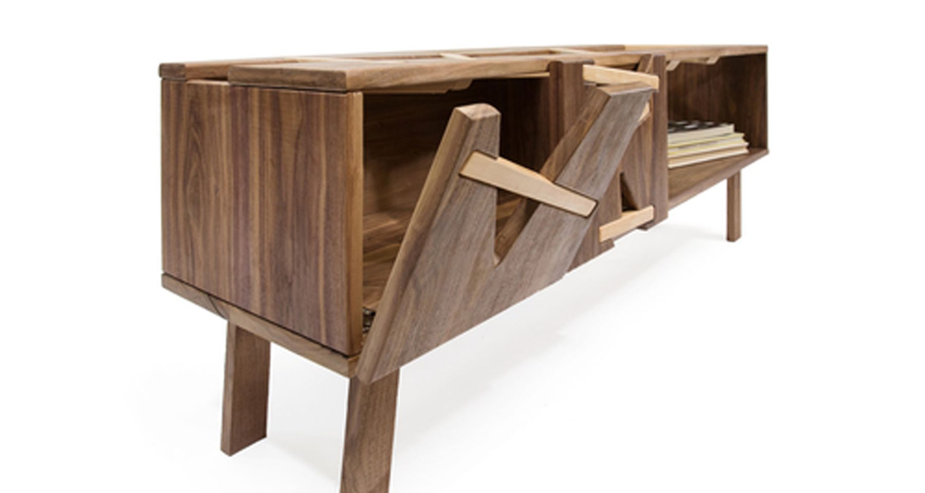 Cross Hatch Console by Ethan Abramson