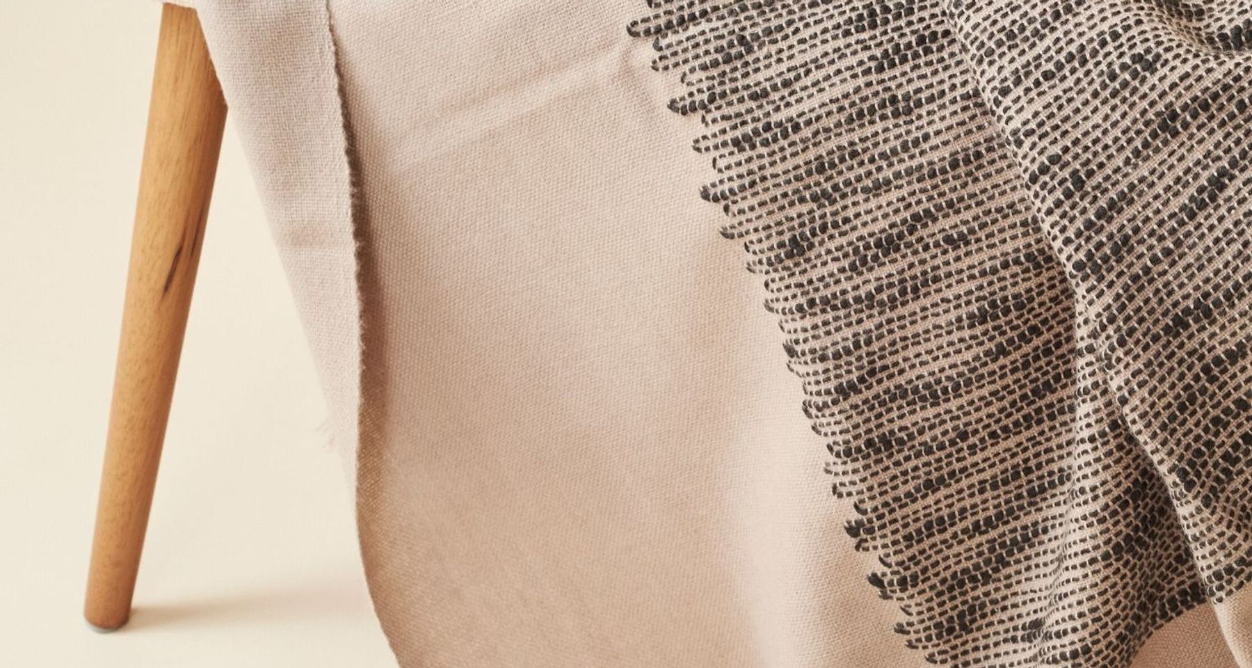 FLO Brown Merino Throw by Studio Variously