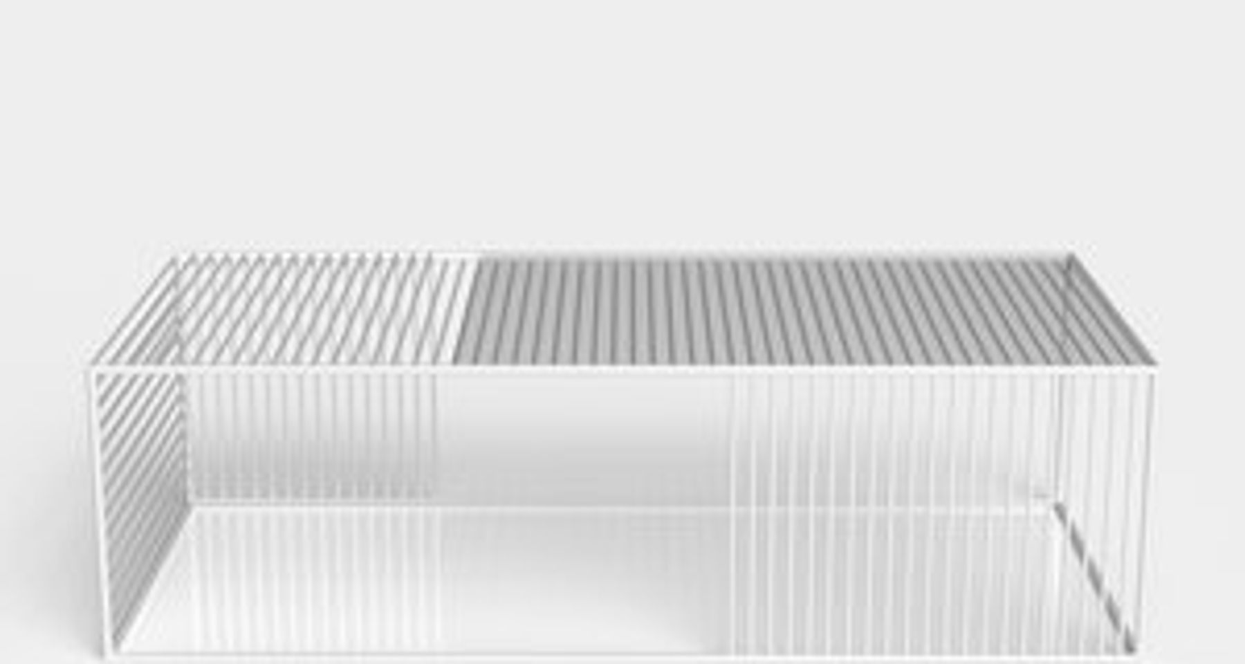 Wire Coffee Table - Rectangle by Iacoli and McAllister