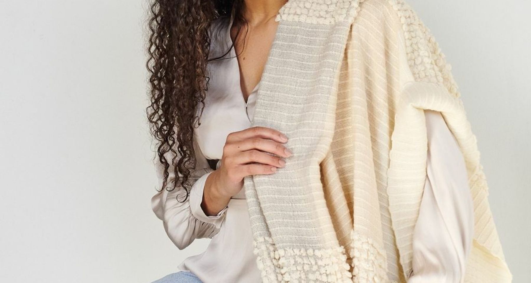Butterscotch Merino Throw by Studio Variously