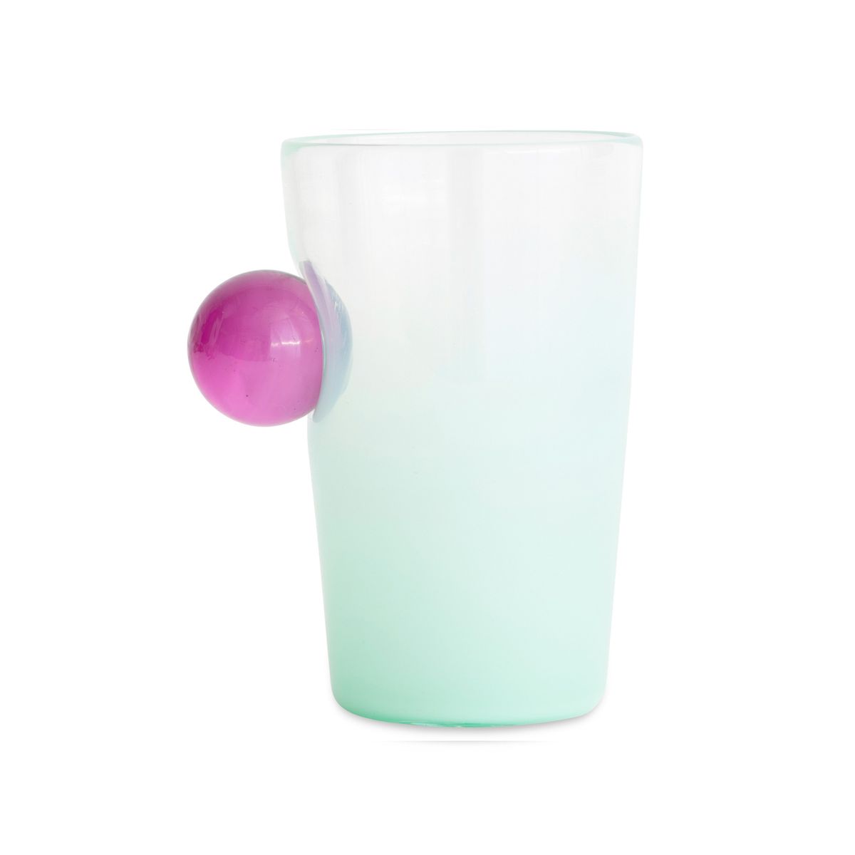 Hand Blown Glass Sunrise Sunset Cup 5  