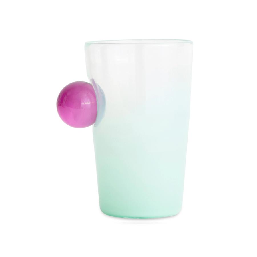 Hand Blown Glass Sunrise Sunset Cup 5  