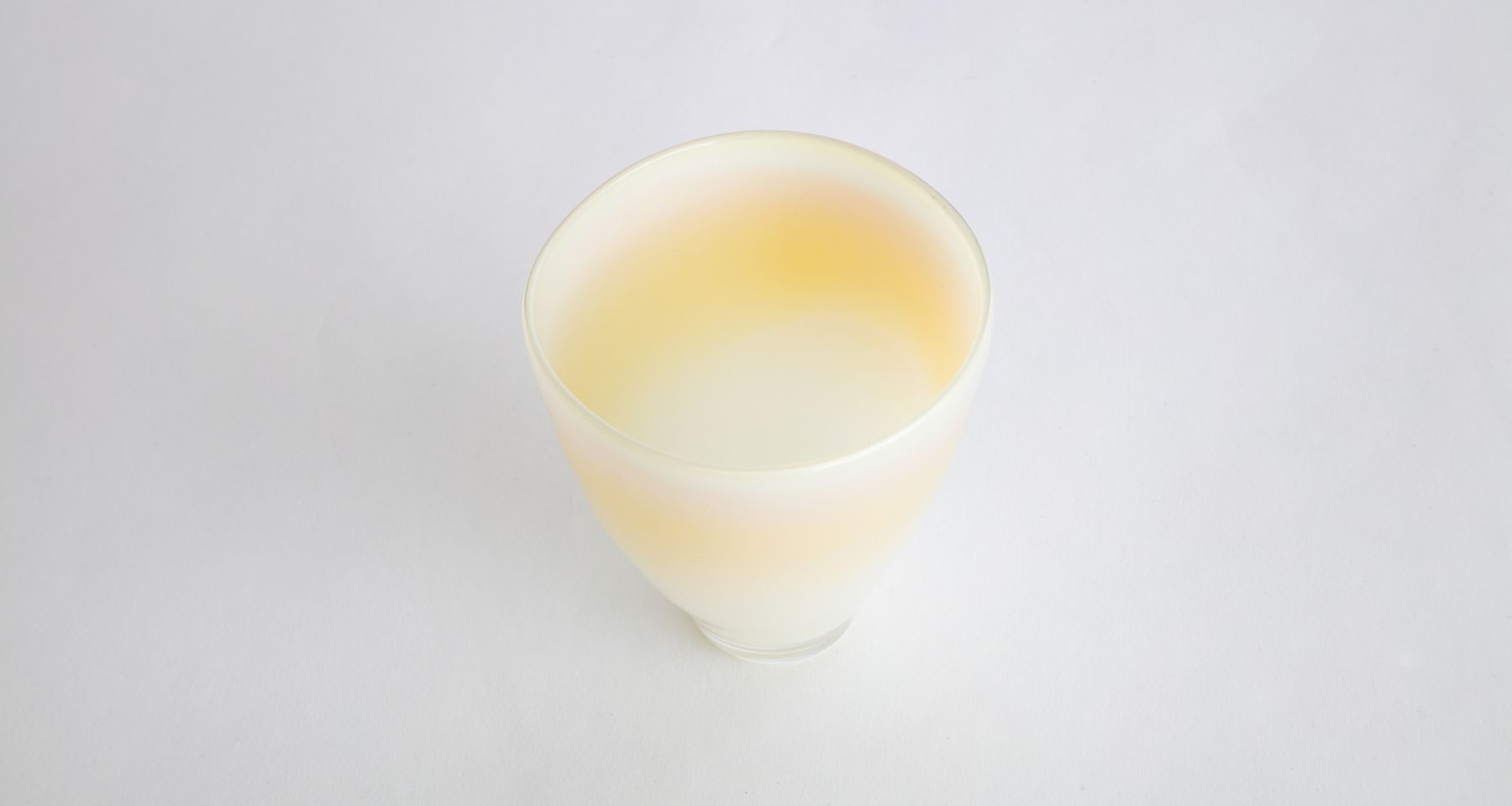 Hand Blow Glass Contrapposto Cup 10  by Fort Makers
