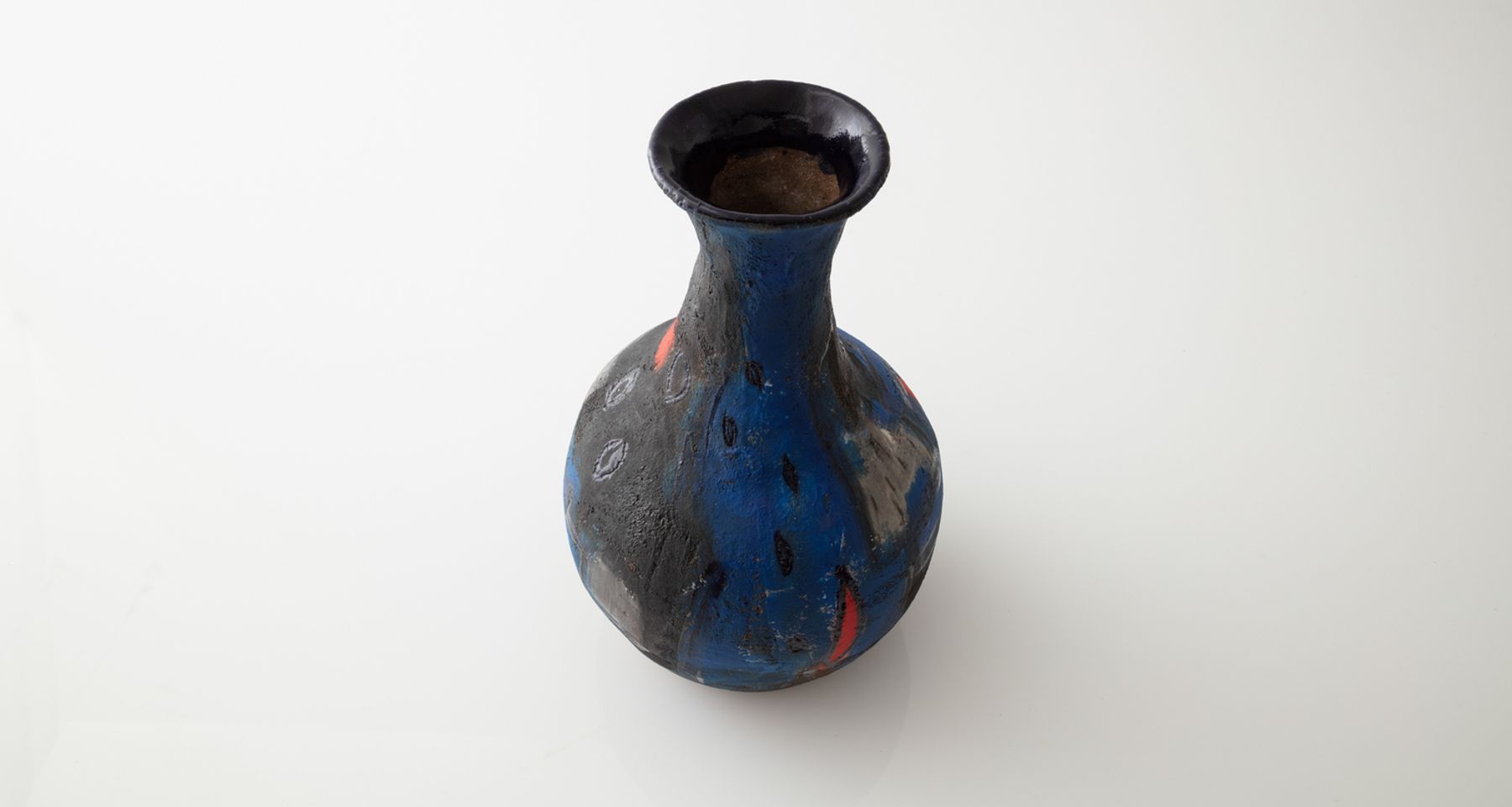 The World Through The Blue, 蒼の世界 2 Handmade Ceramic Vase Unique Edition by Fort Makers