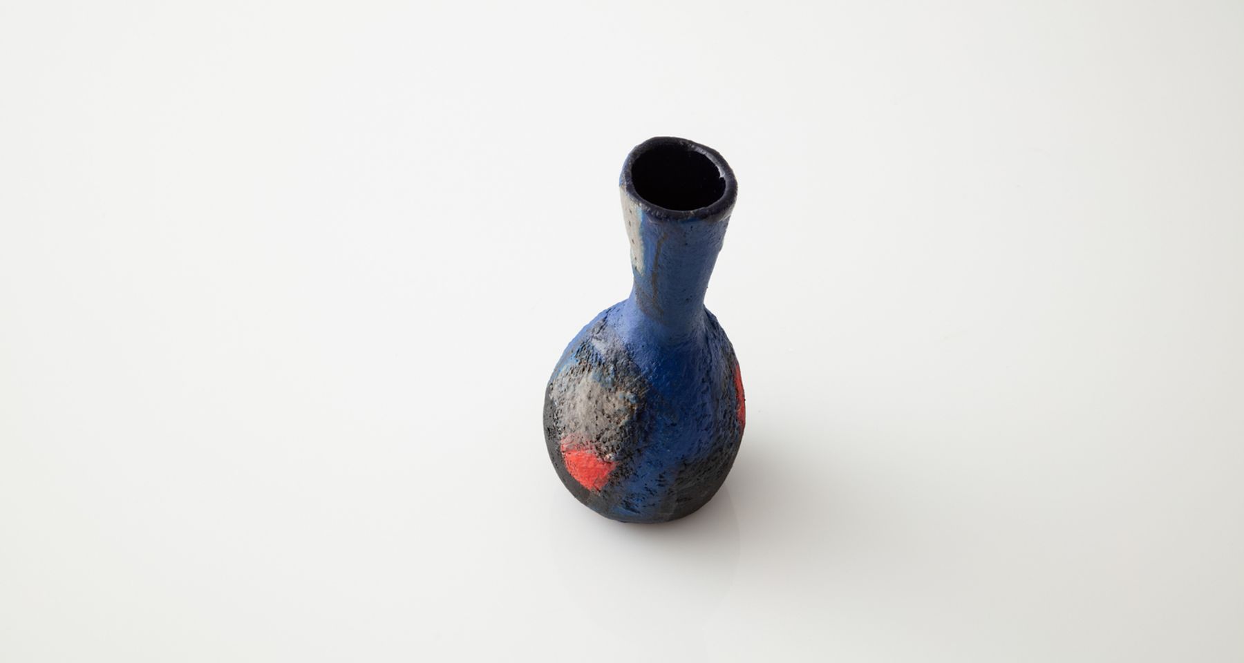 The World Through The Blue, 蒼の世界 8 Ceramic Handmade Vase Unique Edition  by Fort Makers