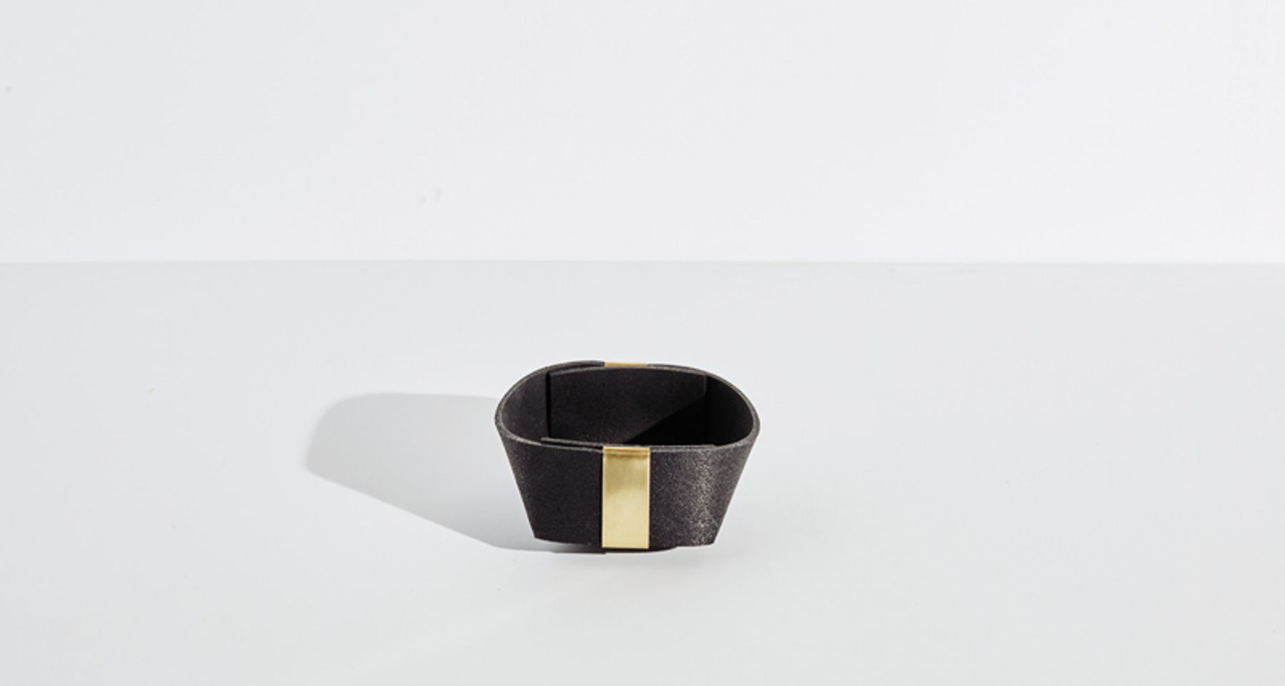 Rubber and Brass Basket by Slash Objects
