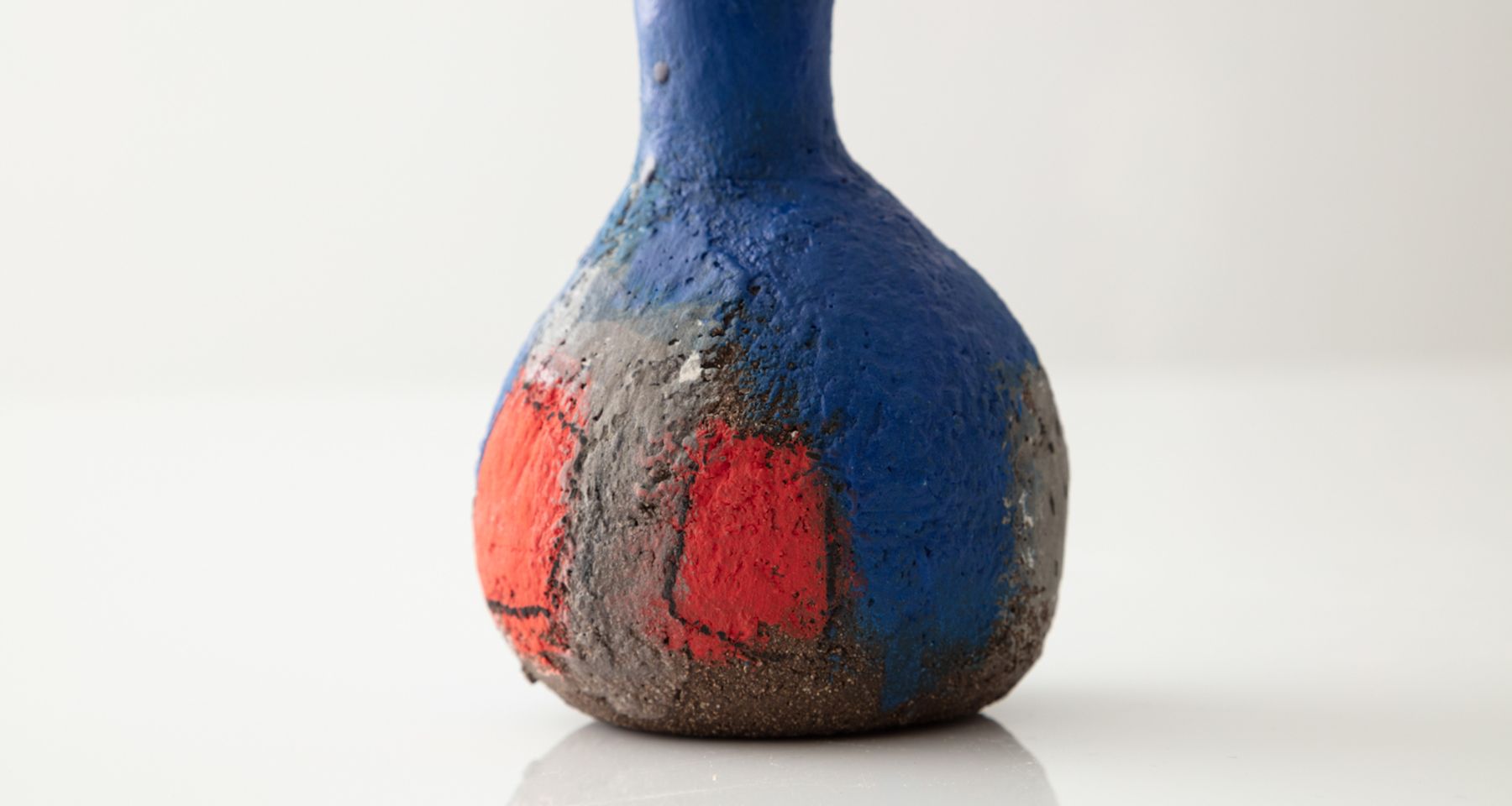 The World Through The Blue, 蒼の世界 9 Handmade Ceramic Vase Unique Edition by Fort Makers