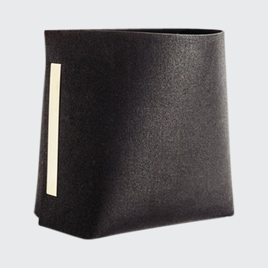Rubber and Brass Bin