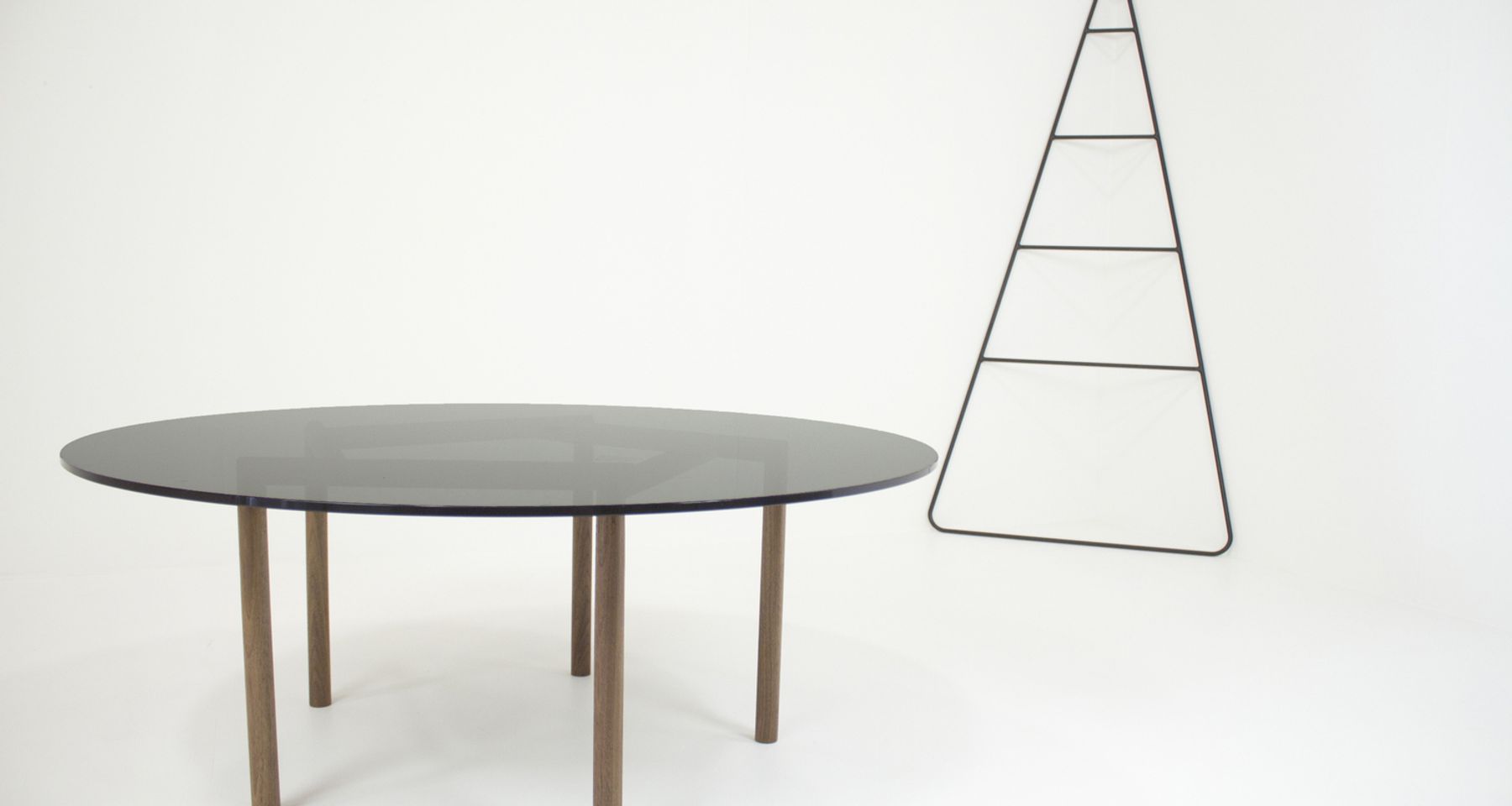 Gallagher Coffee Table / Smoked Top by Tronk