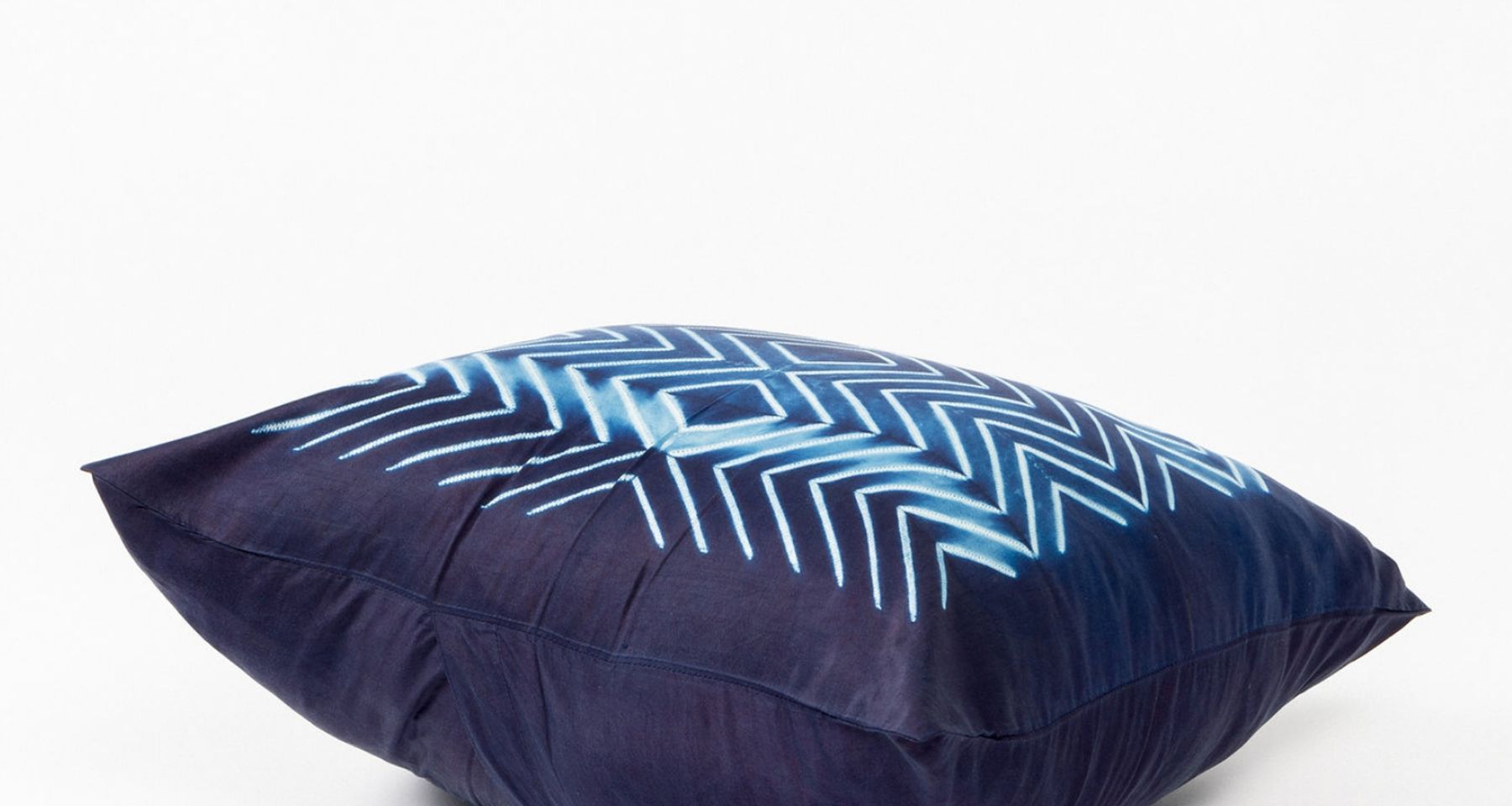 Naami Indigo Silk Pillow  by Studio Variously