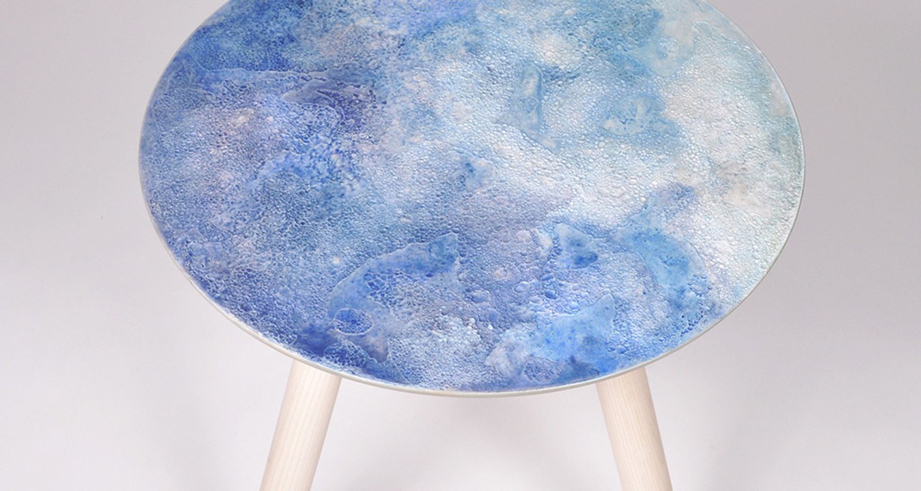 Moon Satellite Side Table | Blue by Bronsen