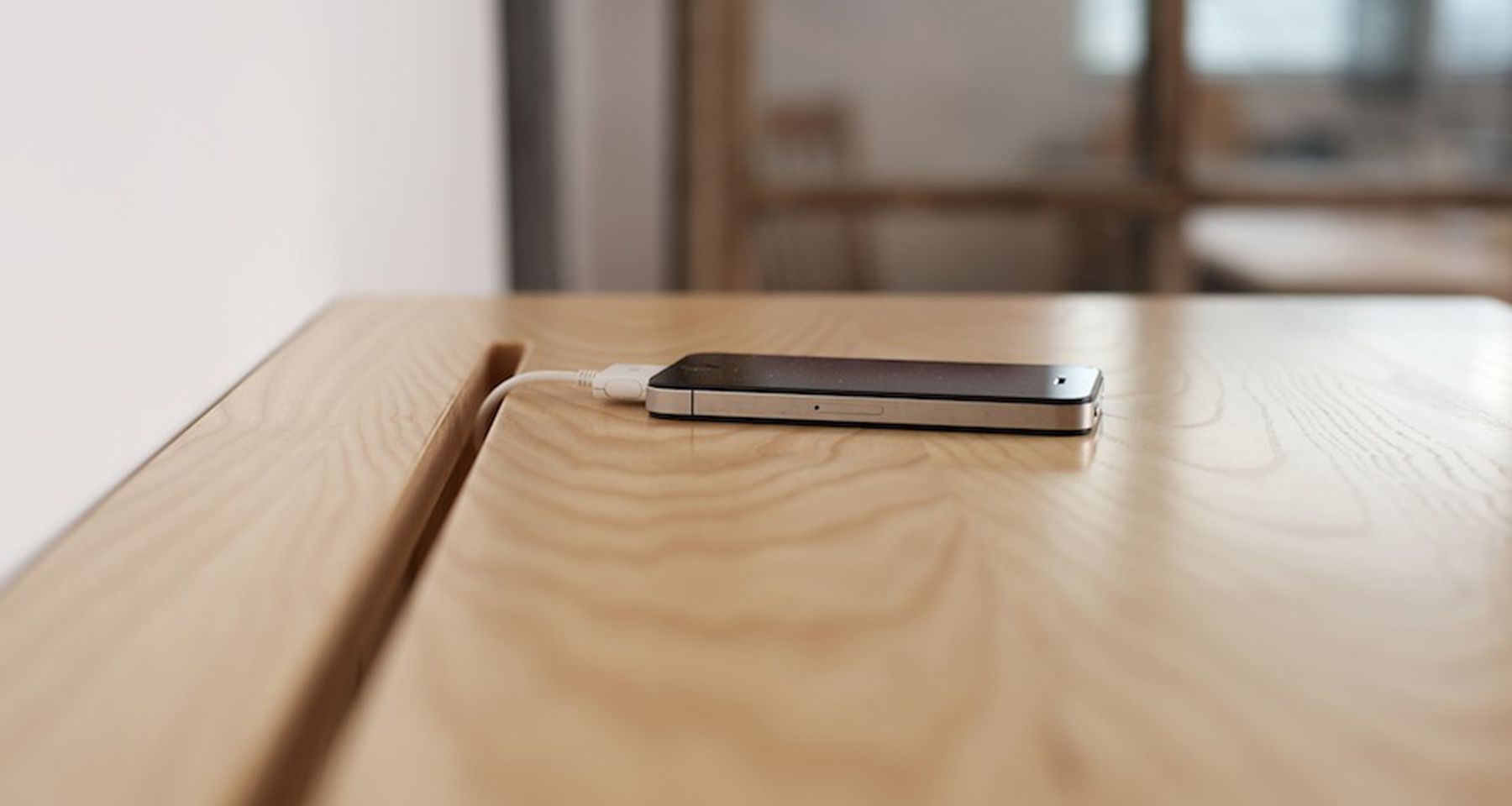 Ledge Wall Mounted Desk by Fin