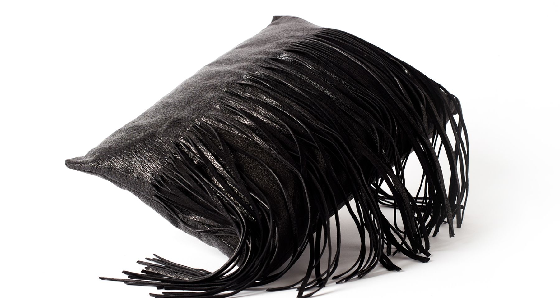 Fringe Pillow by Moses Nadel