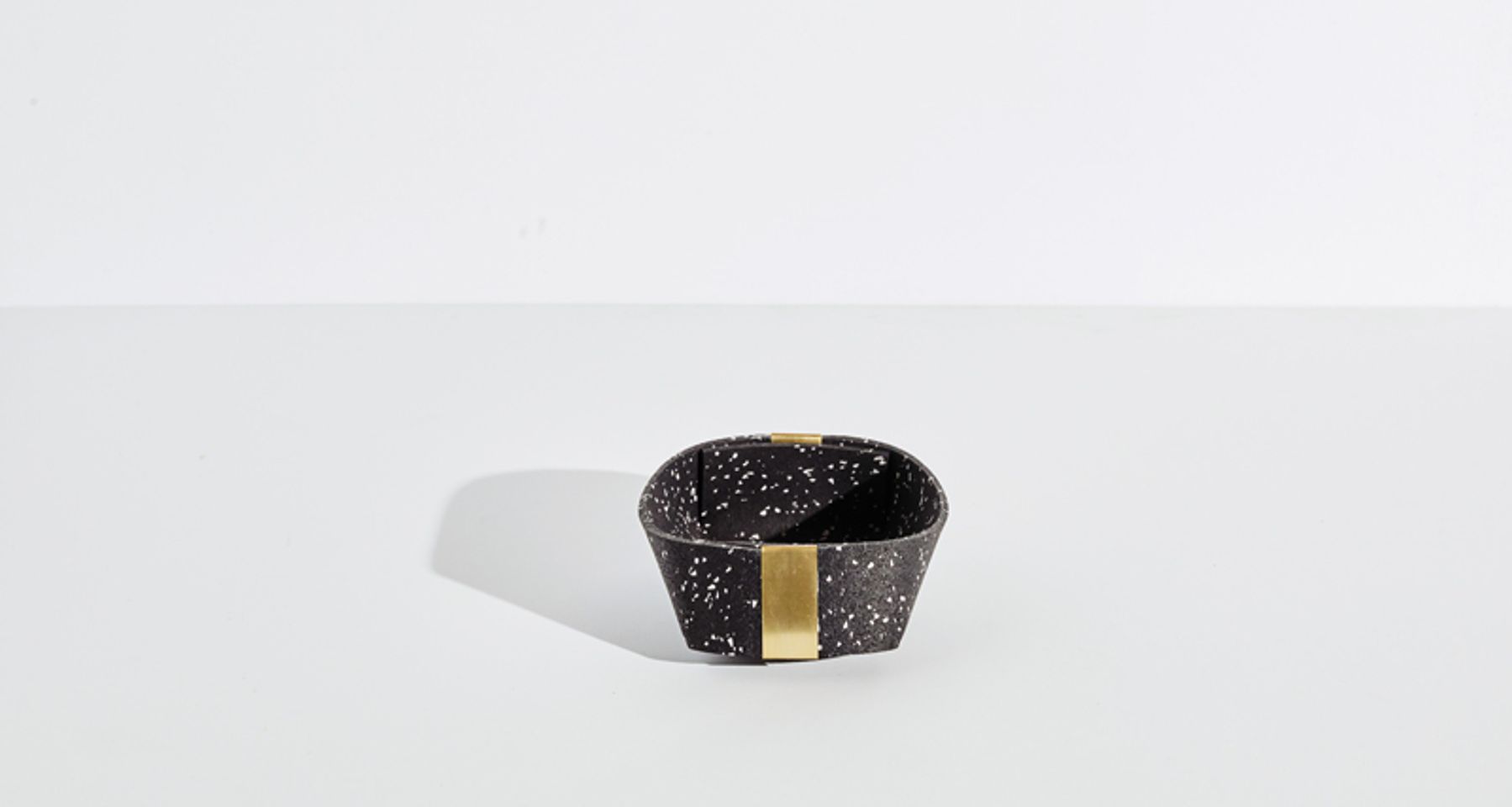Rubber and Brass Basket by Slash Objects