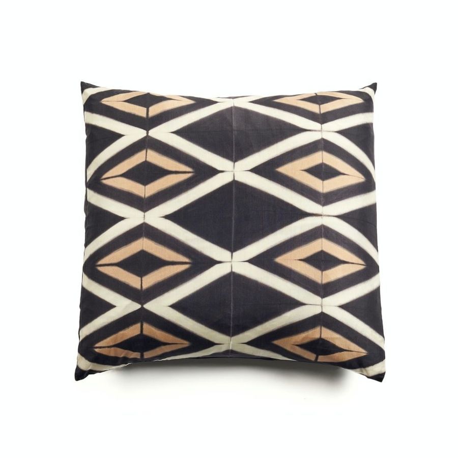 Tisa Black Silk Pillow