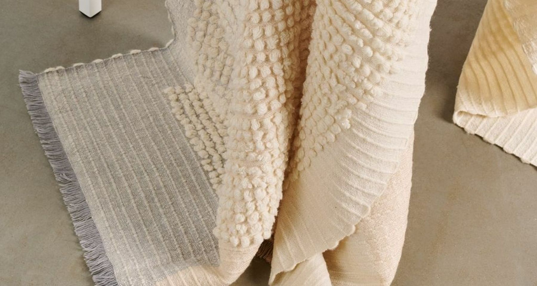 Butterscotch Merino Throw by Studio Variously