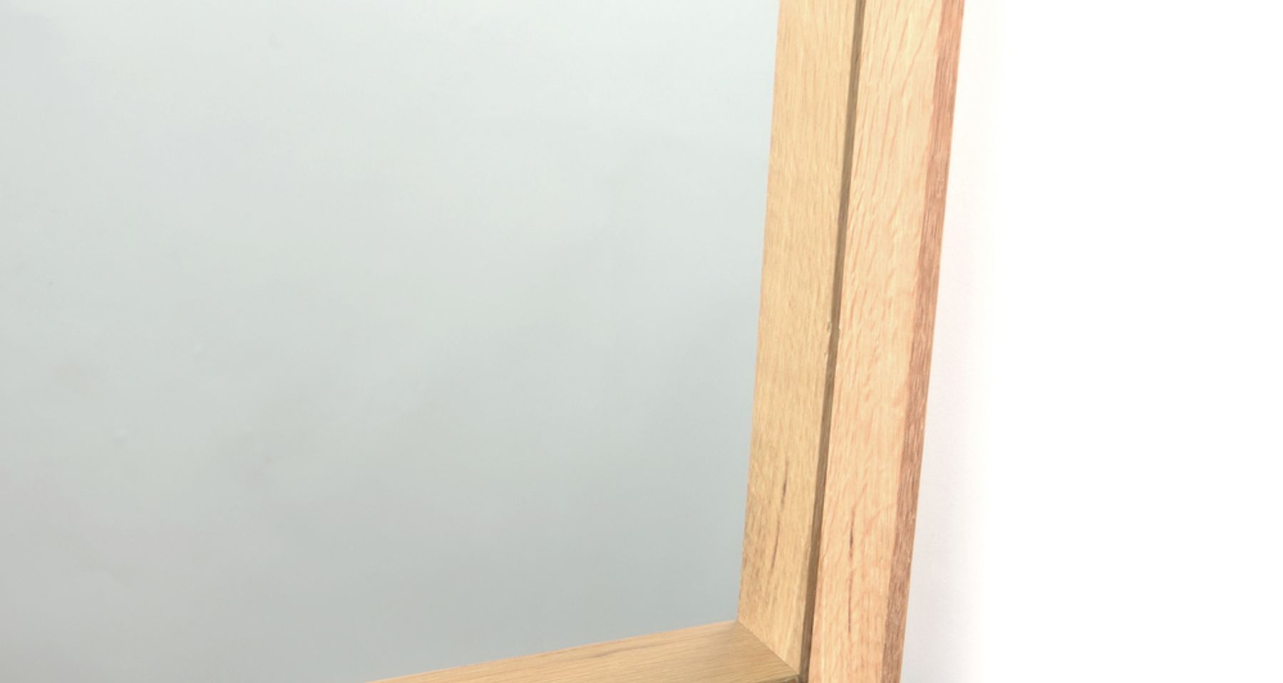 Portrait Mirror - White Oak by Trey Jones Studio