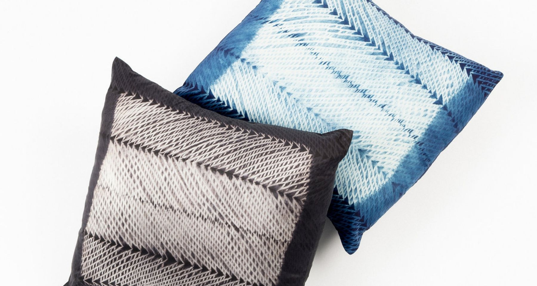 Ara Indigo Silk Pillow  by Studio Variously