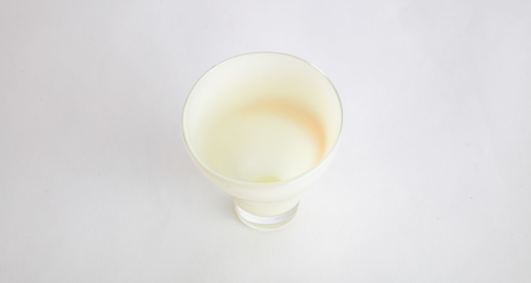 Hand Blow Glass Contrapposto Cup 9   by Fort Makers