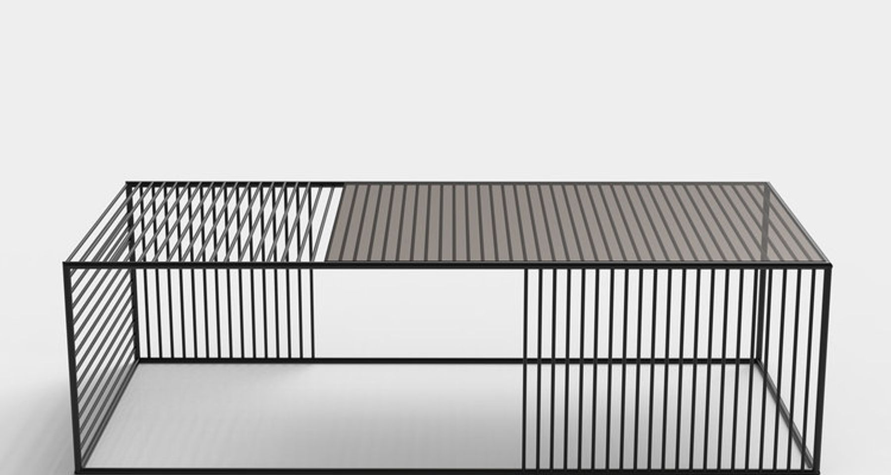 Wire Coffee Table - Rectangle by Iacoli and McAllister