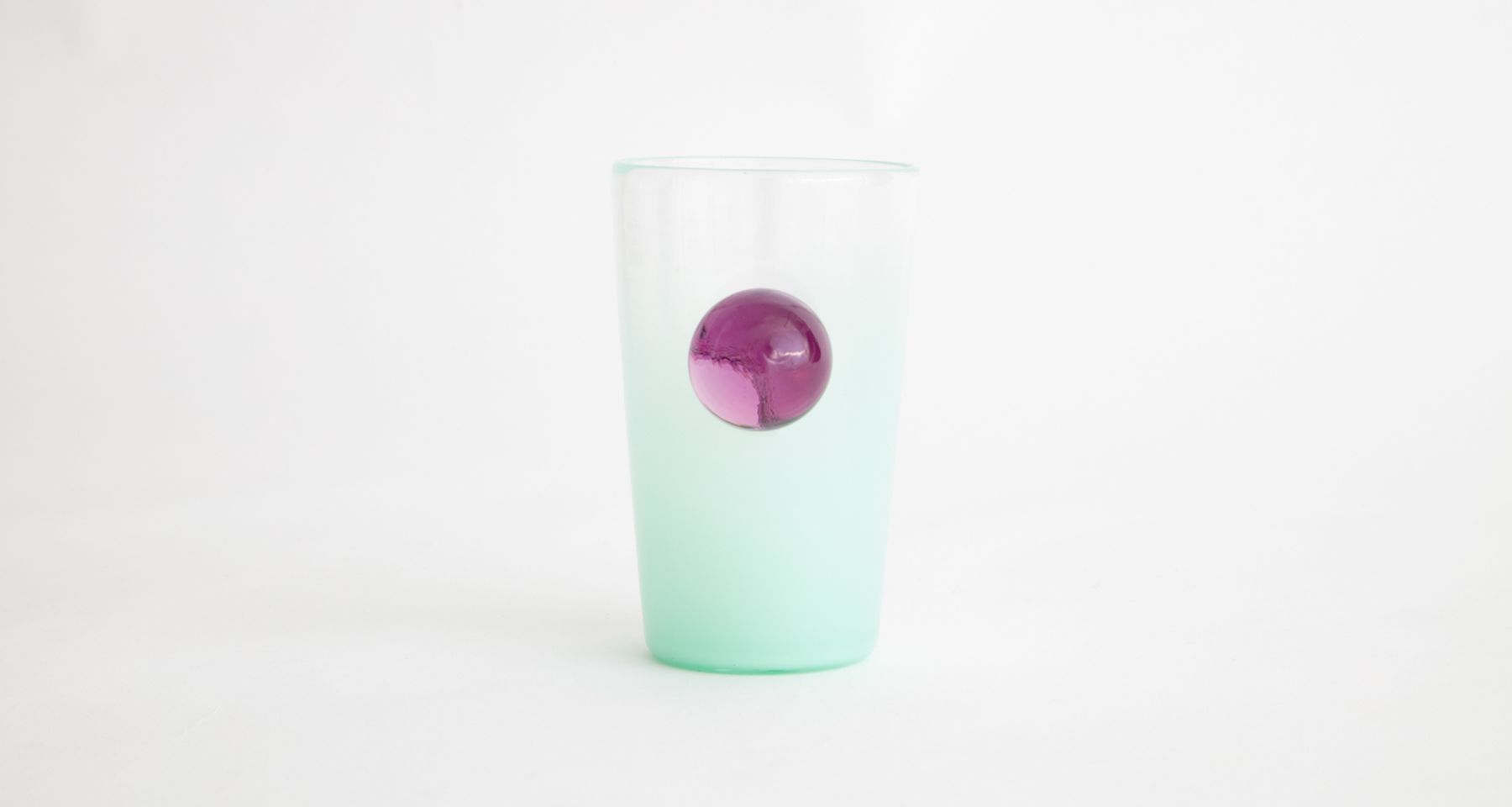 Hand Blown Glass Sunrise Sunset Cup 5   by Fort Makers