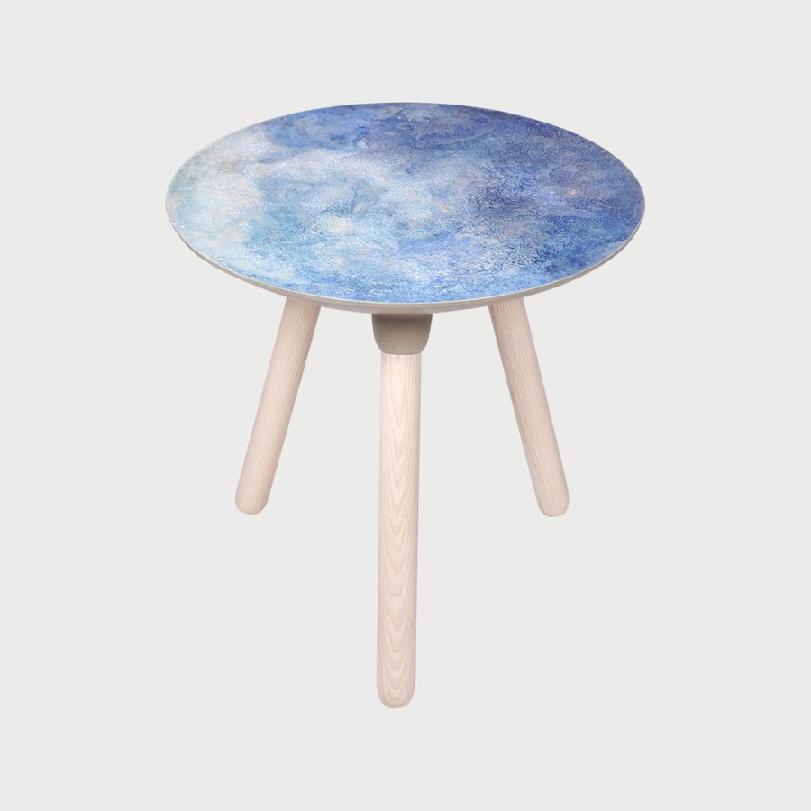 Moon Satellite Side Table | Blue