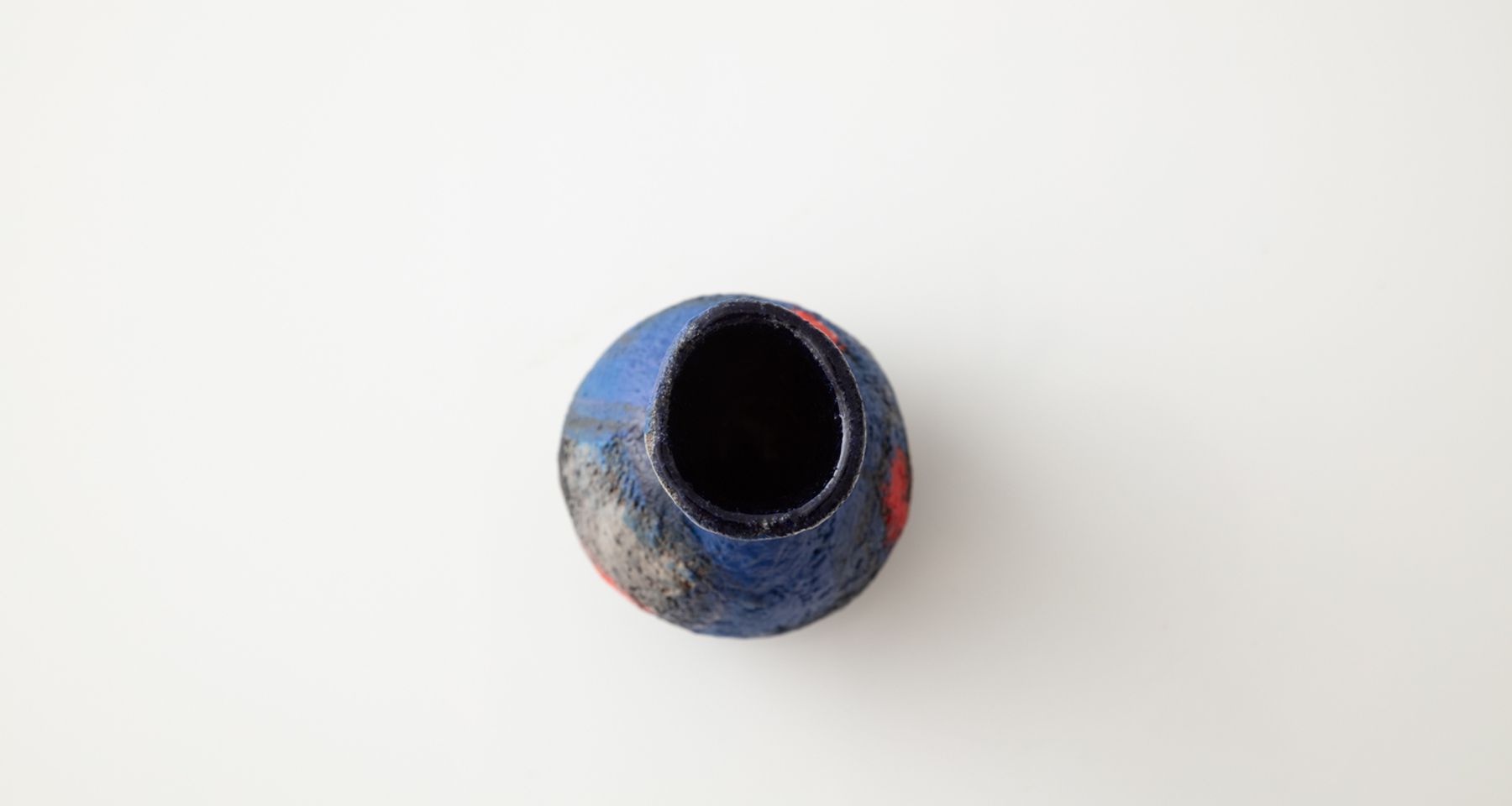 The World Through The Blue, 蒼の世界 8 Ceramic Handmade Vase Unique Edition  by Fort Makers