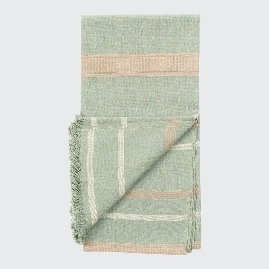 Sage Organic Cotton Throw 