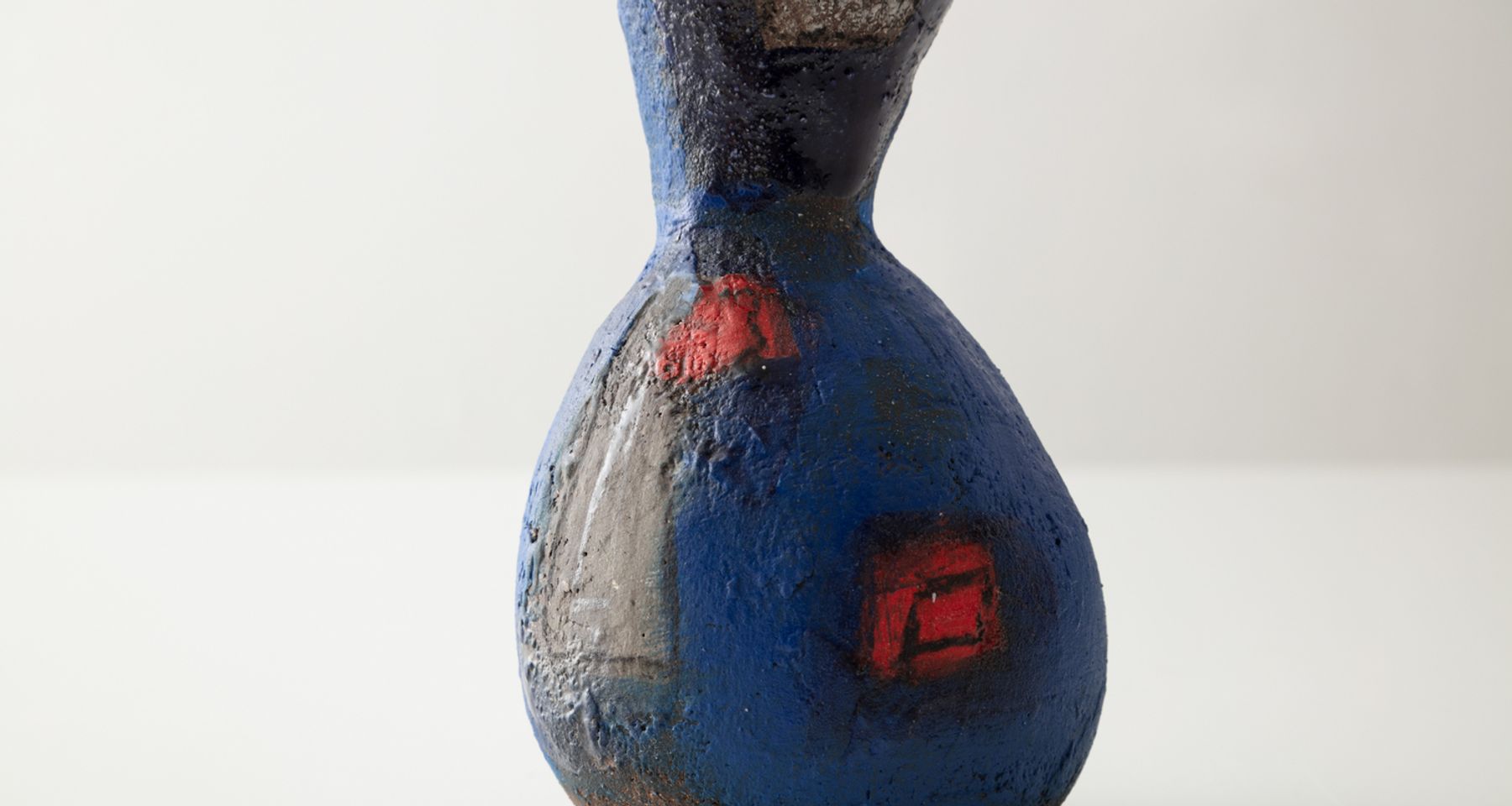 The World Through The Blue, 蒼の世界 6 Handmade Ceramic Vase Unique Edition by Fort Makers