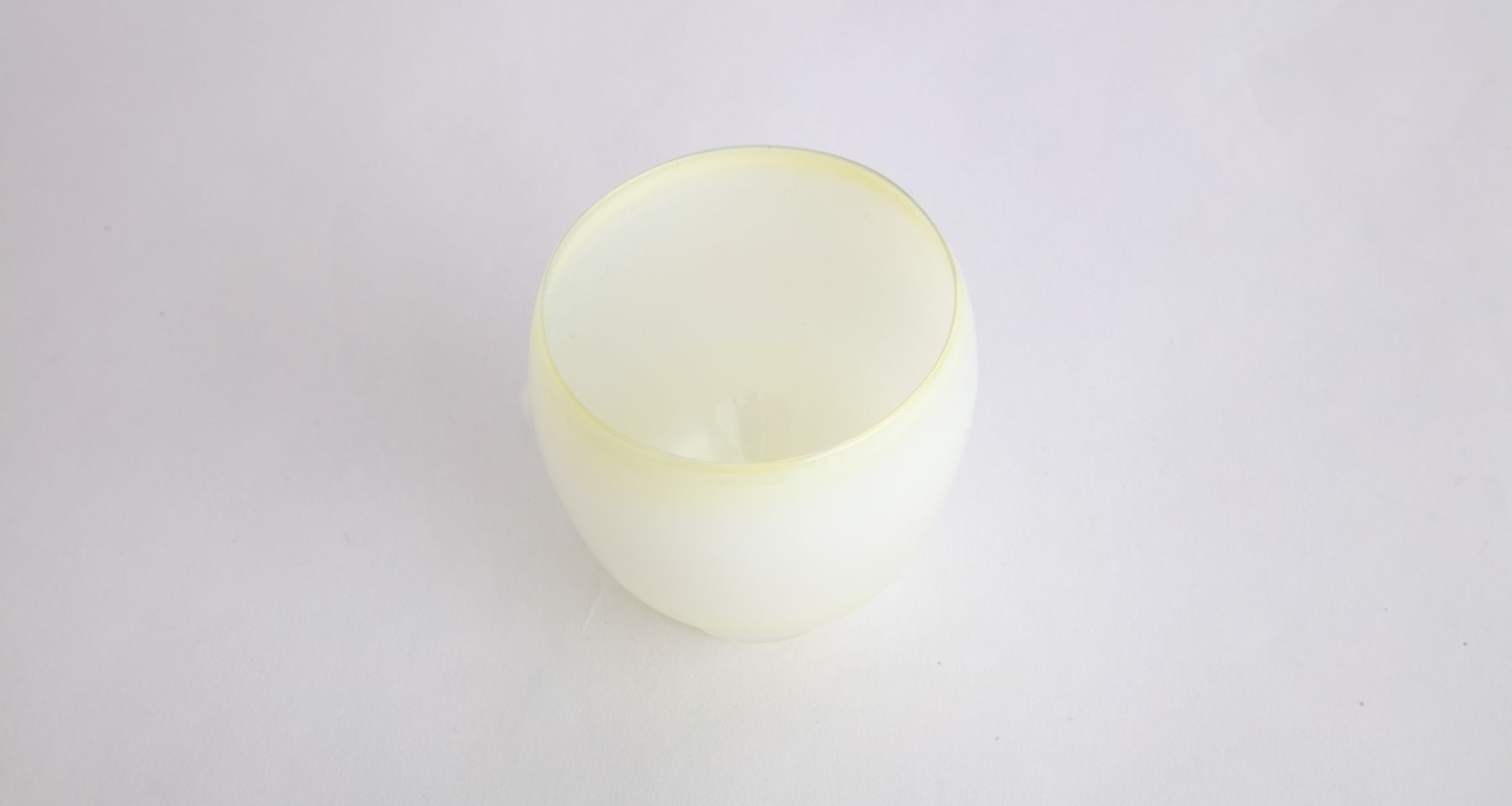 Hand Blow Glass Contrapposto Cup 3  by Fort Makers