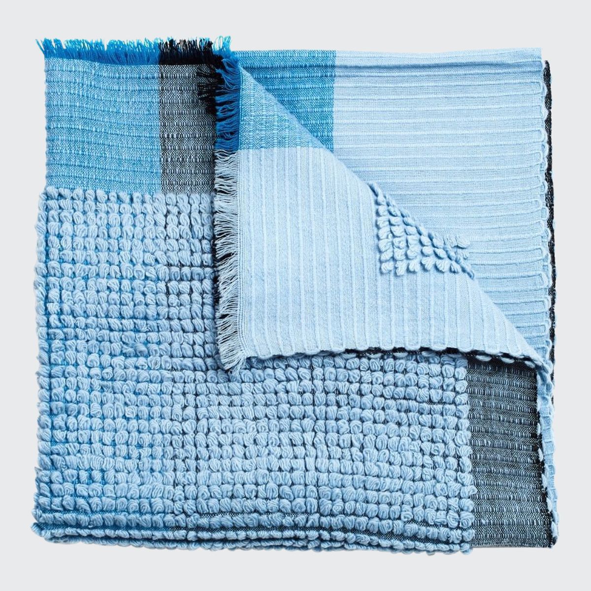Macaroon Sky Merino Throw