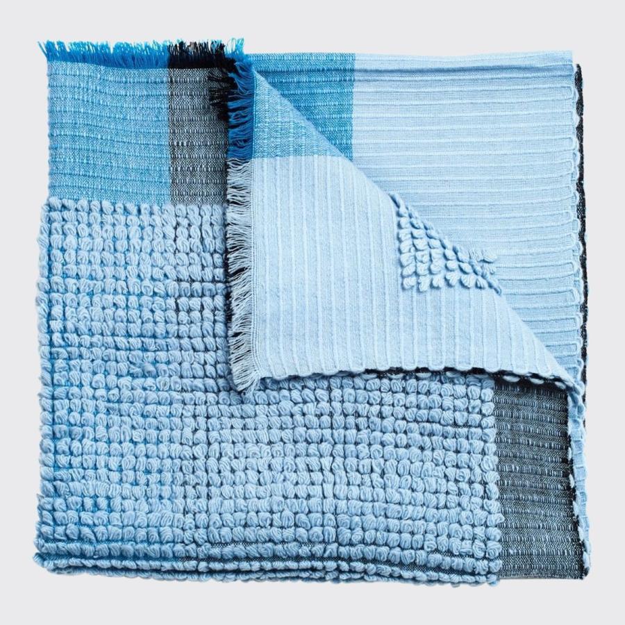 Macaroon Sky Merino Throw
