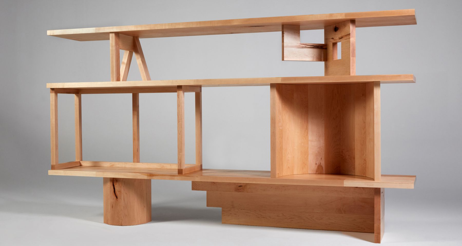 Maple Stack Shelving Unit Unique Edition by Fort Makers