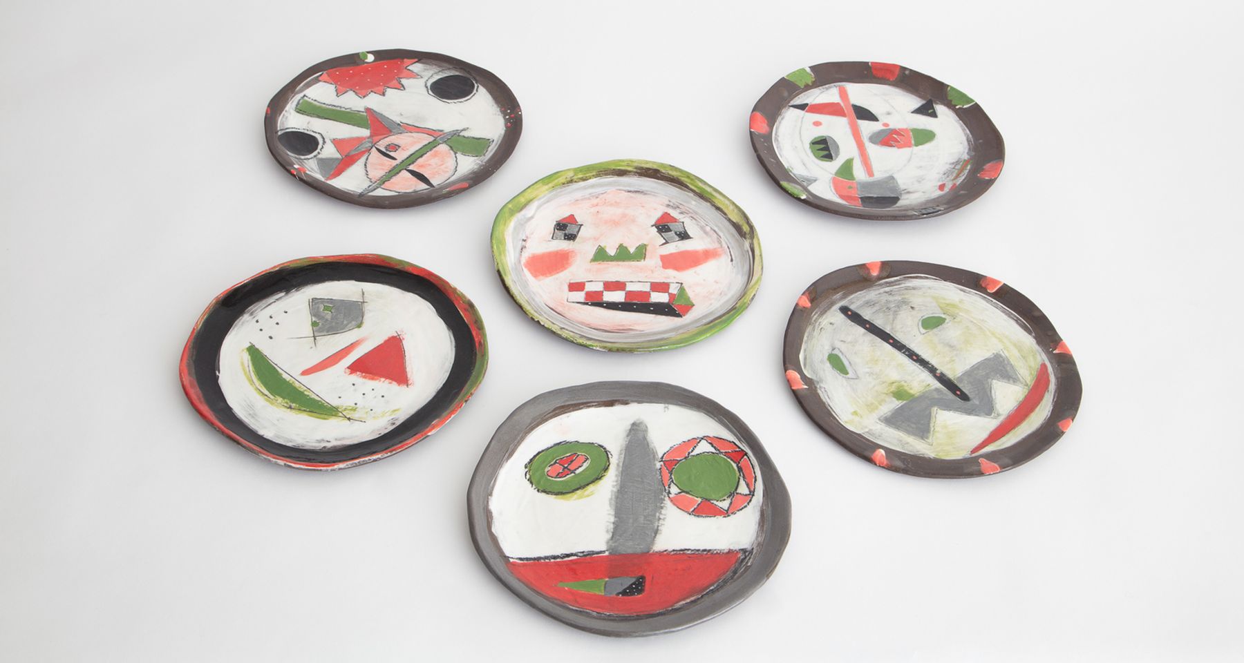 Mr J Hand Crafted Ceramic Plate Unique Edition by Fort Makers
