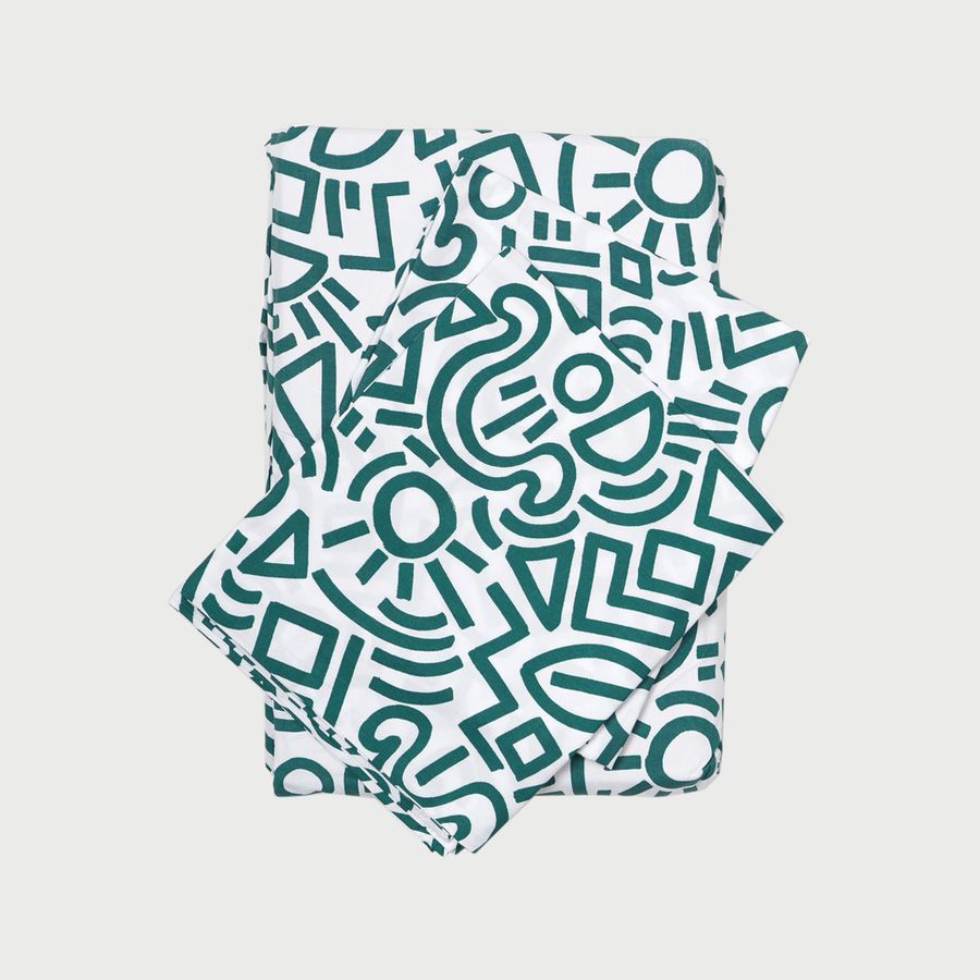 Doodle Sheet Set Green