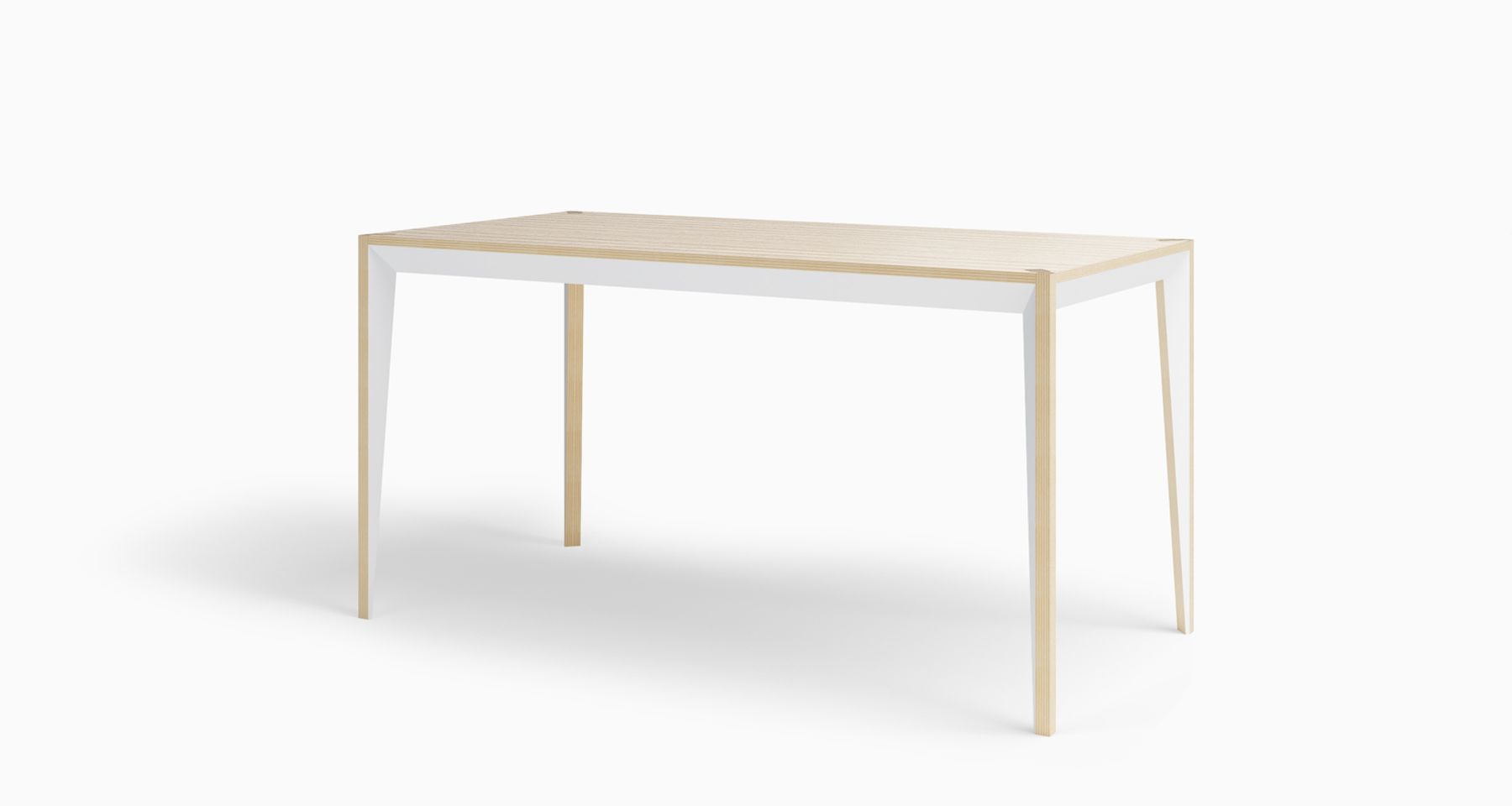 MiMi Table Oak White by Miduny