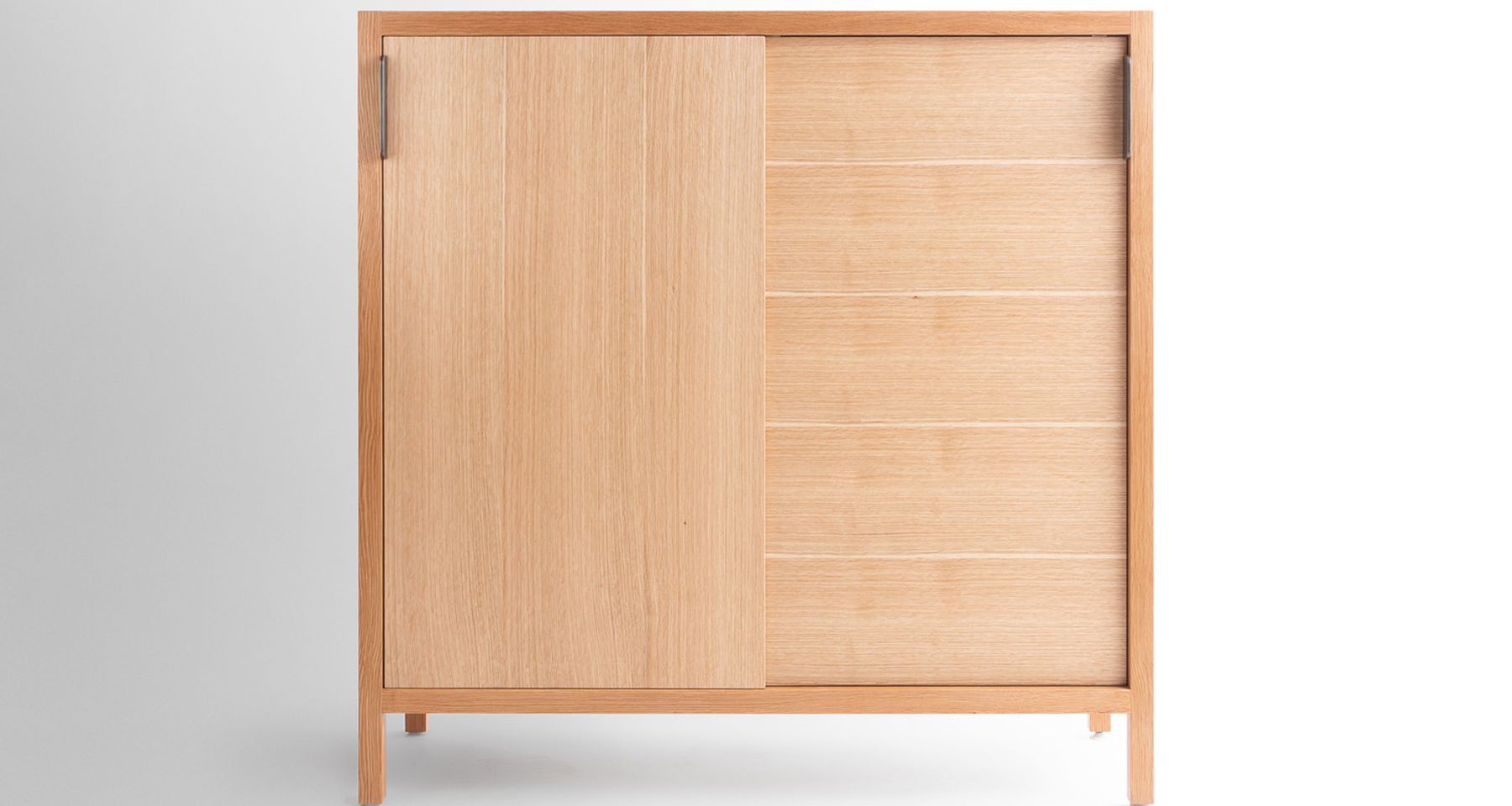 Laska Cabinet, Sliding Doors by Rather Well Design