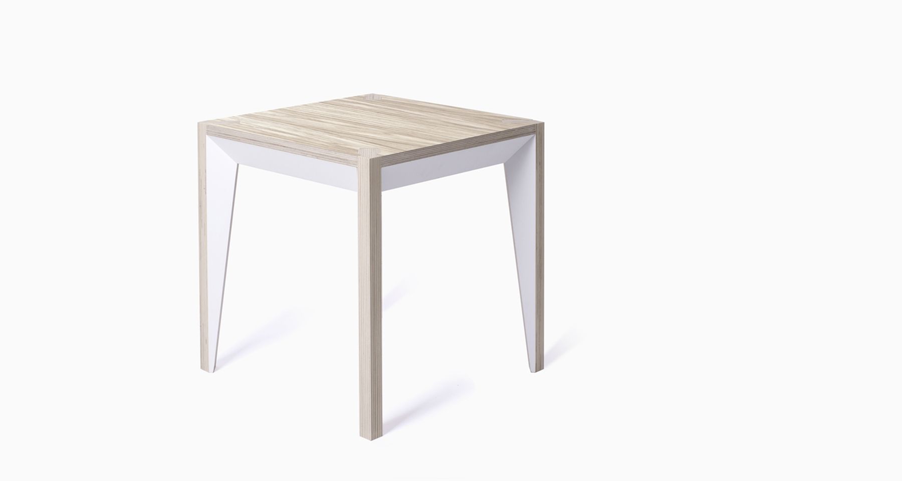 MiMi Stool Oak White by Miduny