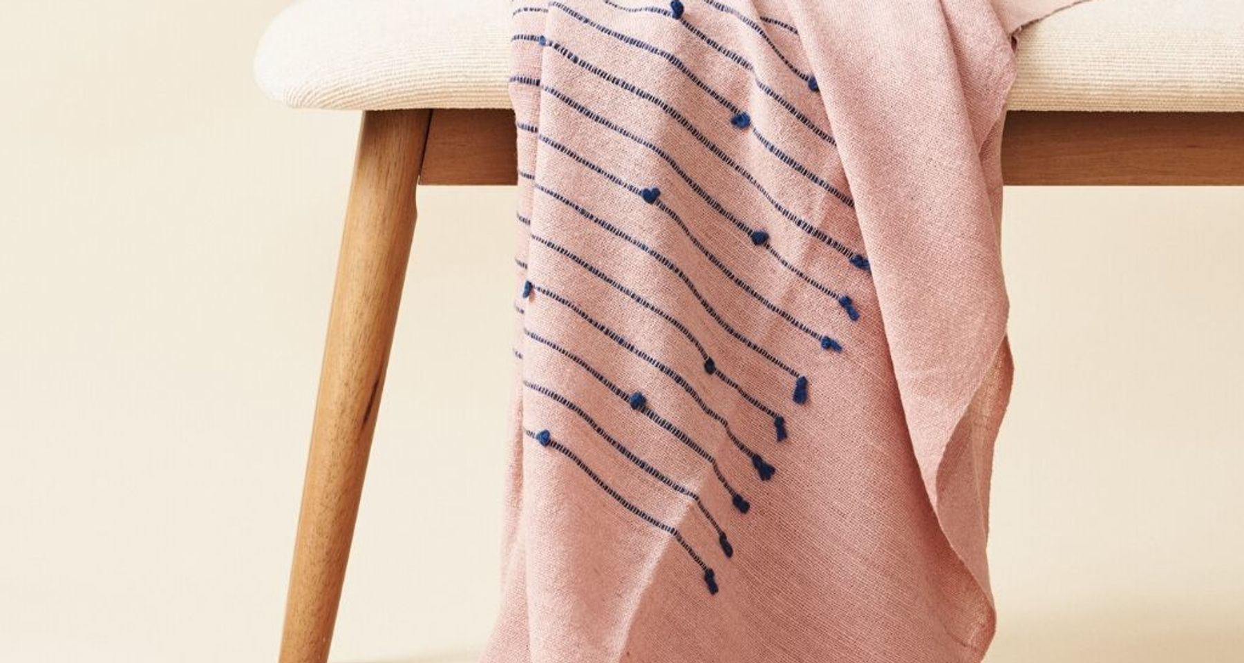 Rosewood Merino Throw by Studio Variously