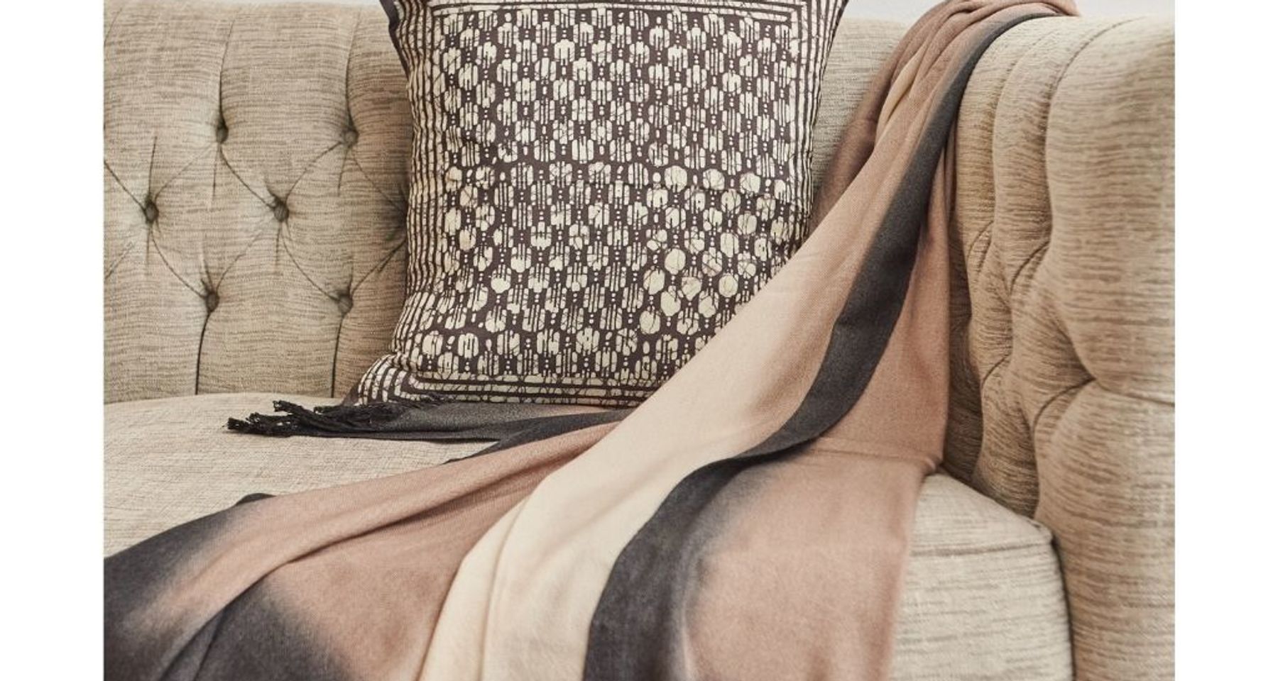 Toast Merino Throw by Studio Variously