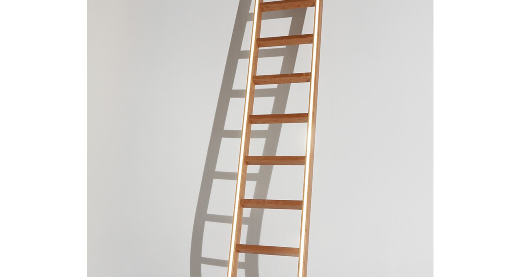 Handmade Cherry LED Ladder Light by Fort Makers