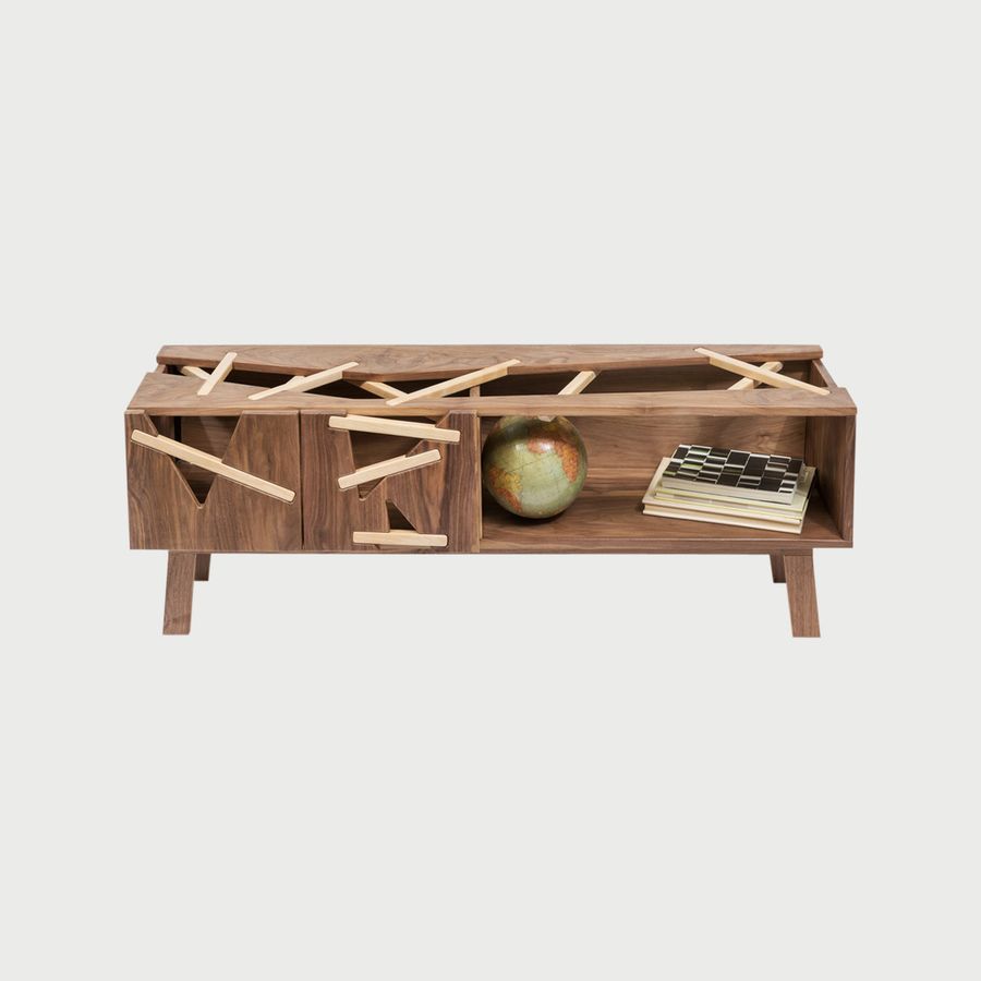 Cross Hatch Console