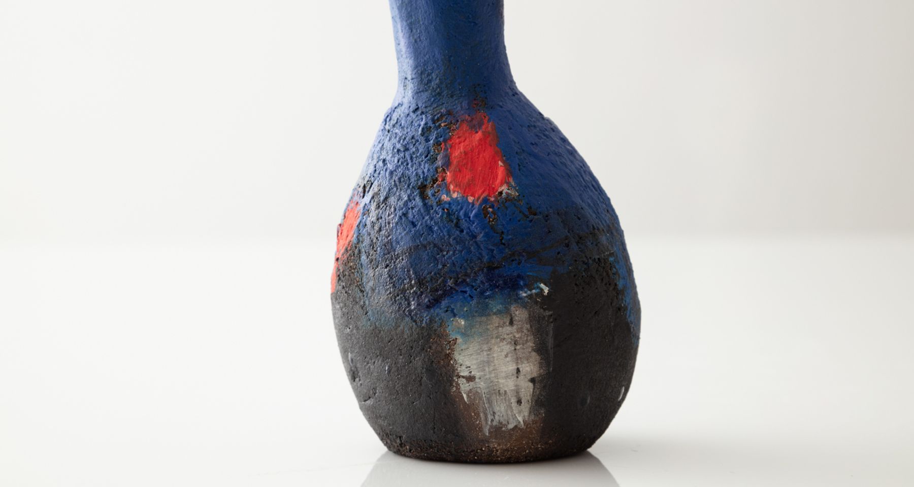 The World Through The Blue, 蒼の世界 8 Ceramic Handmade Vase Unique Edition  by Fort Makers