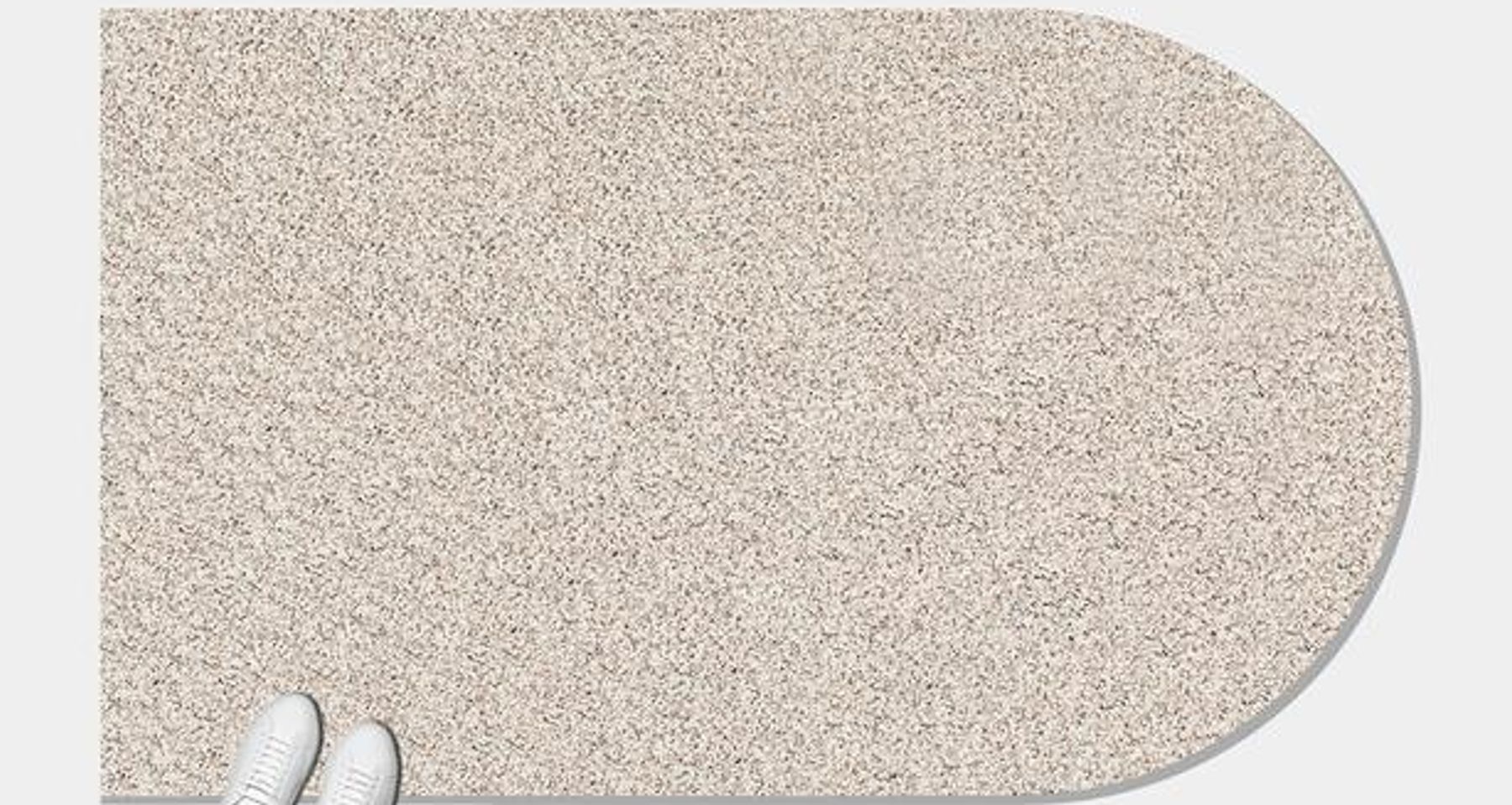 Half Capsule Floor Mat  by Slash Objects