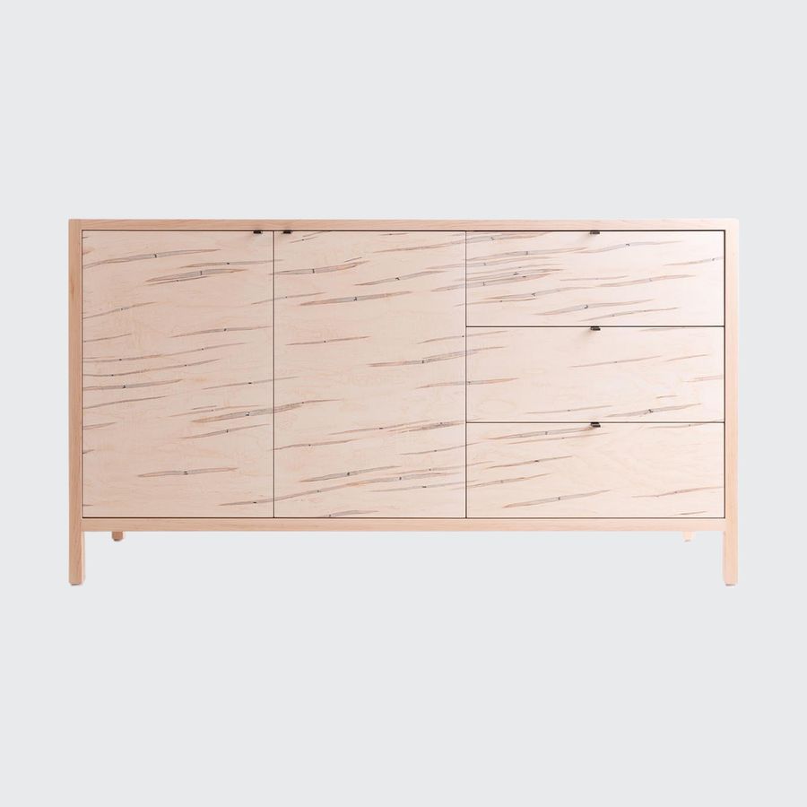 Laska Credenza, Two Door, Three Drawers