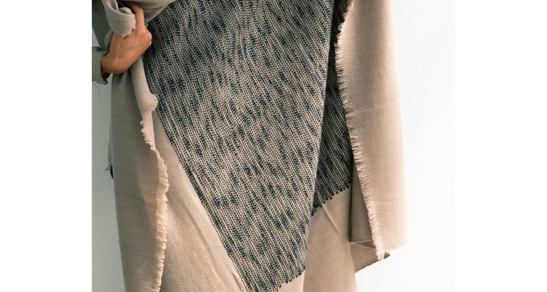 FLO Brown Merino Throw by Studio Variously
