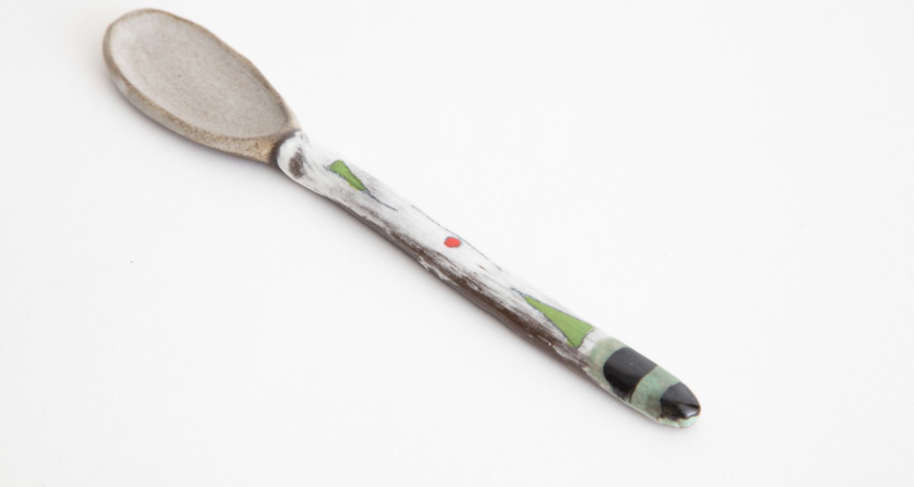 Handmade Ceramic Smiley Spoon 3 Unique Edition  by Fort Makers